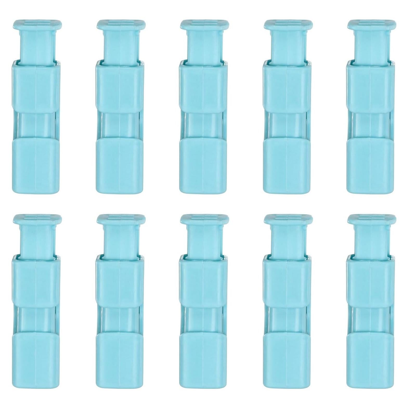 Clips para Bolsas de Pan PATIKIL 10 Pcs Reutilizables Azul