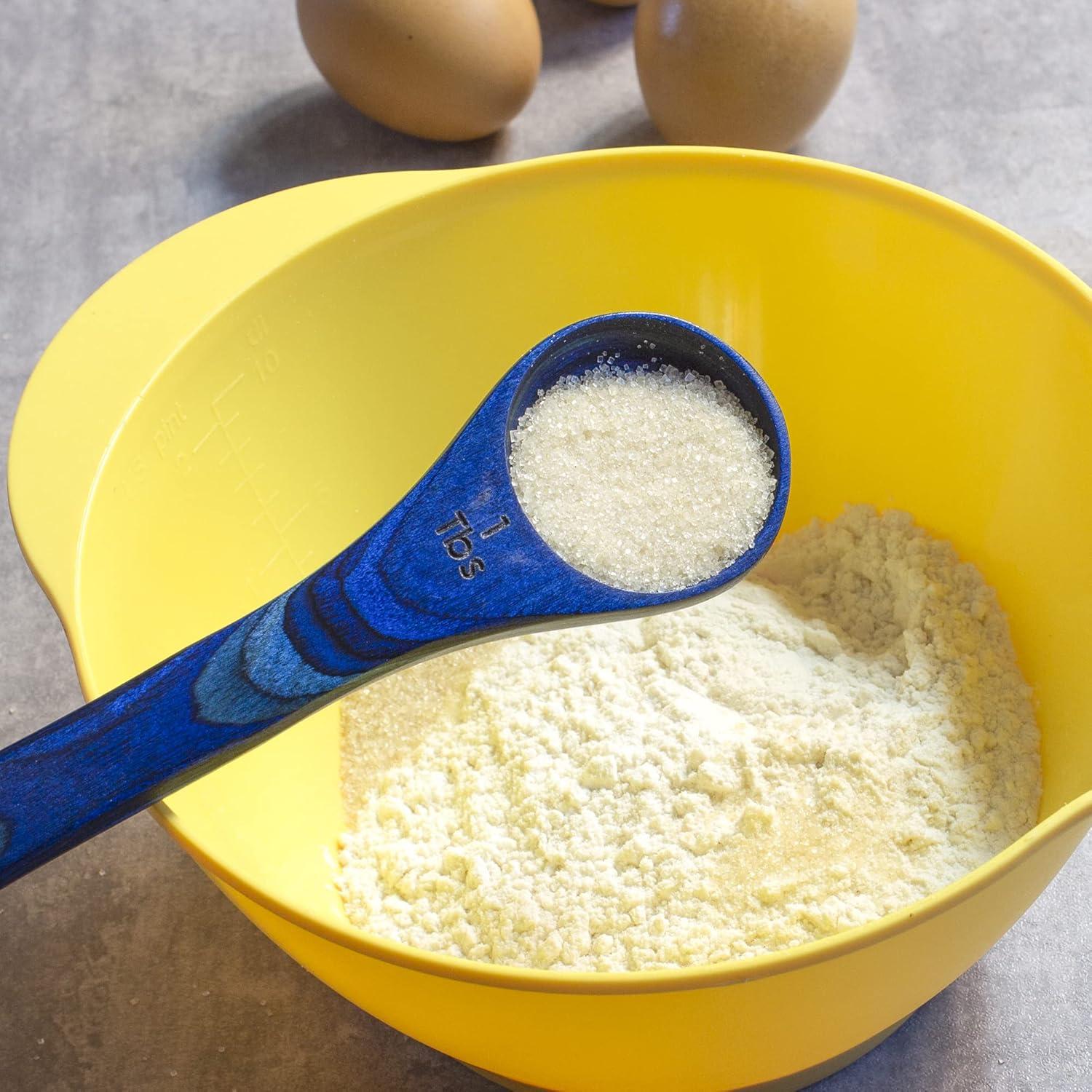 Cuchara Medidora 2 en 1 Totally Bamboo Baltique Malta Azul