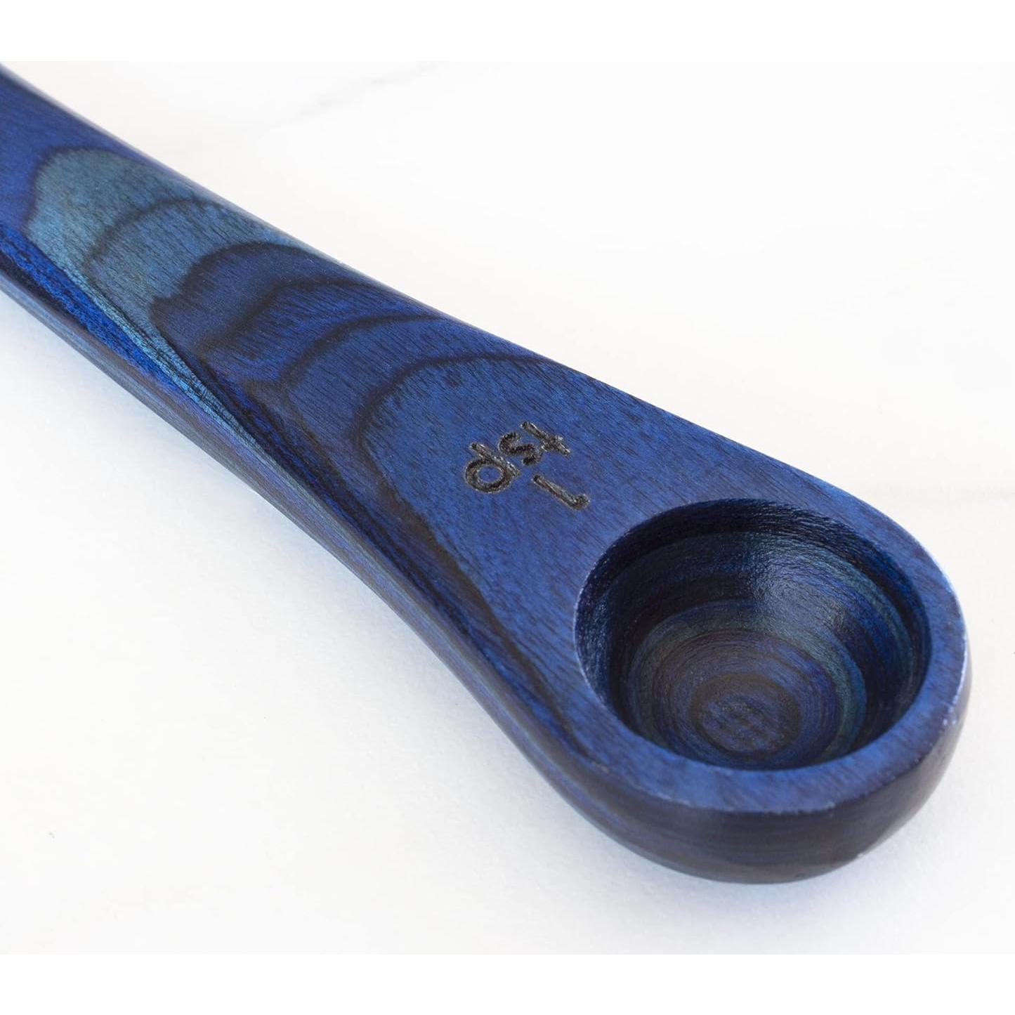 Cuchara Medidora 2 en 1 Totally Bamboo Baltique Malta Azul