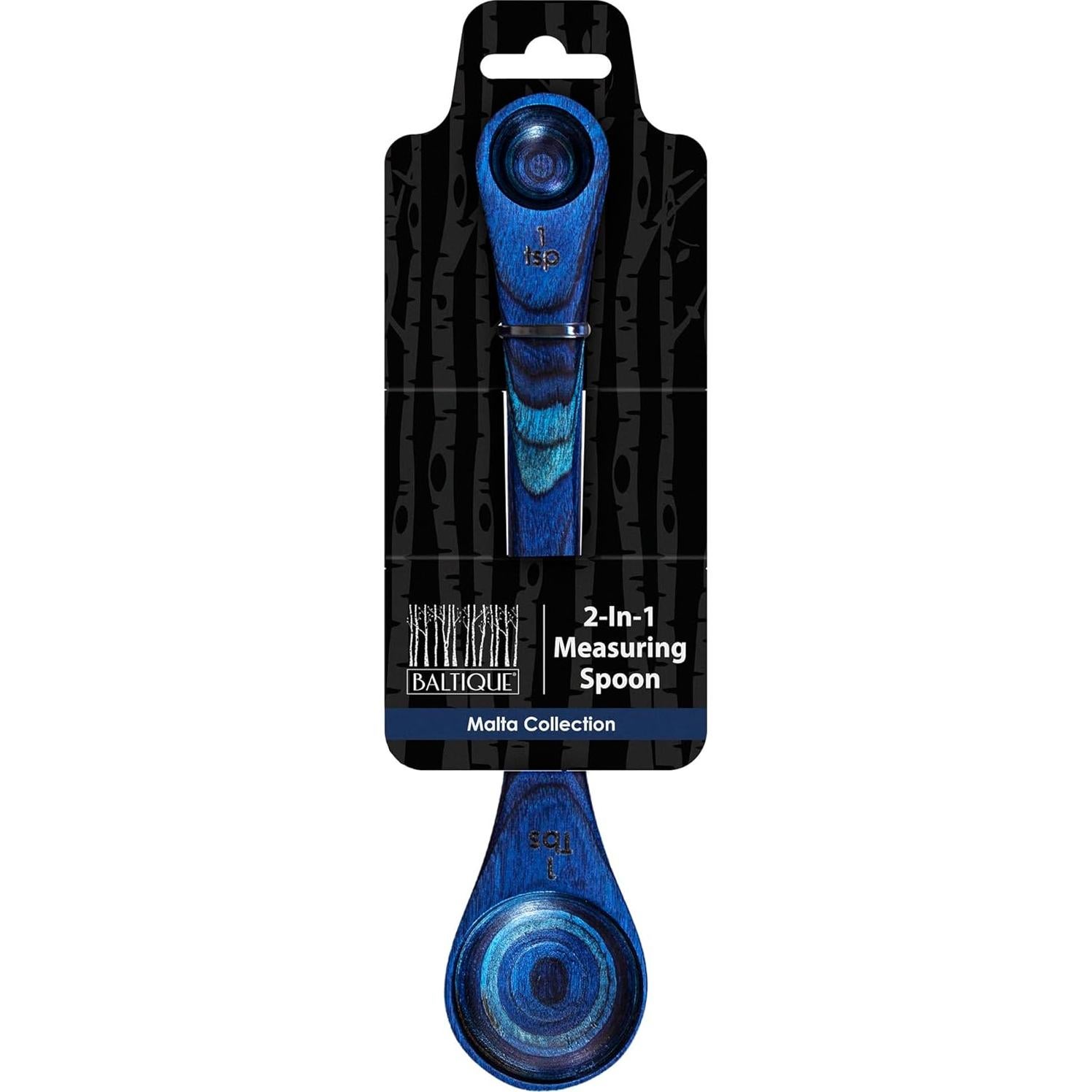 Cuchara Medidora 2 en 1 Totally Bamboo Baltique Malta Azul