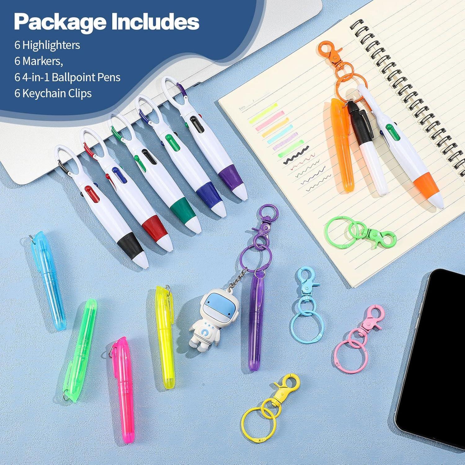 Juego de bolígrafos y resaltadores Fainne para enfermeras - 24 piezas