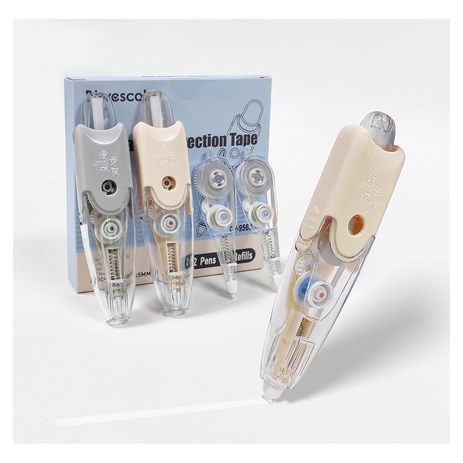 Cinta Correctora Retráctil Btwescola con 2 Recargas 5mm