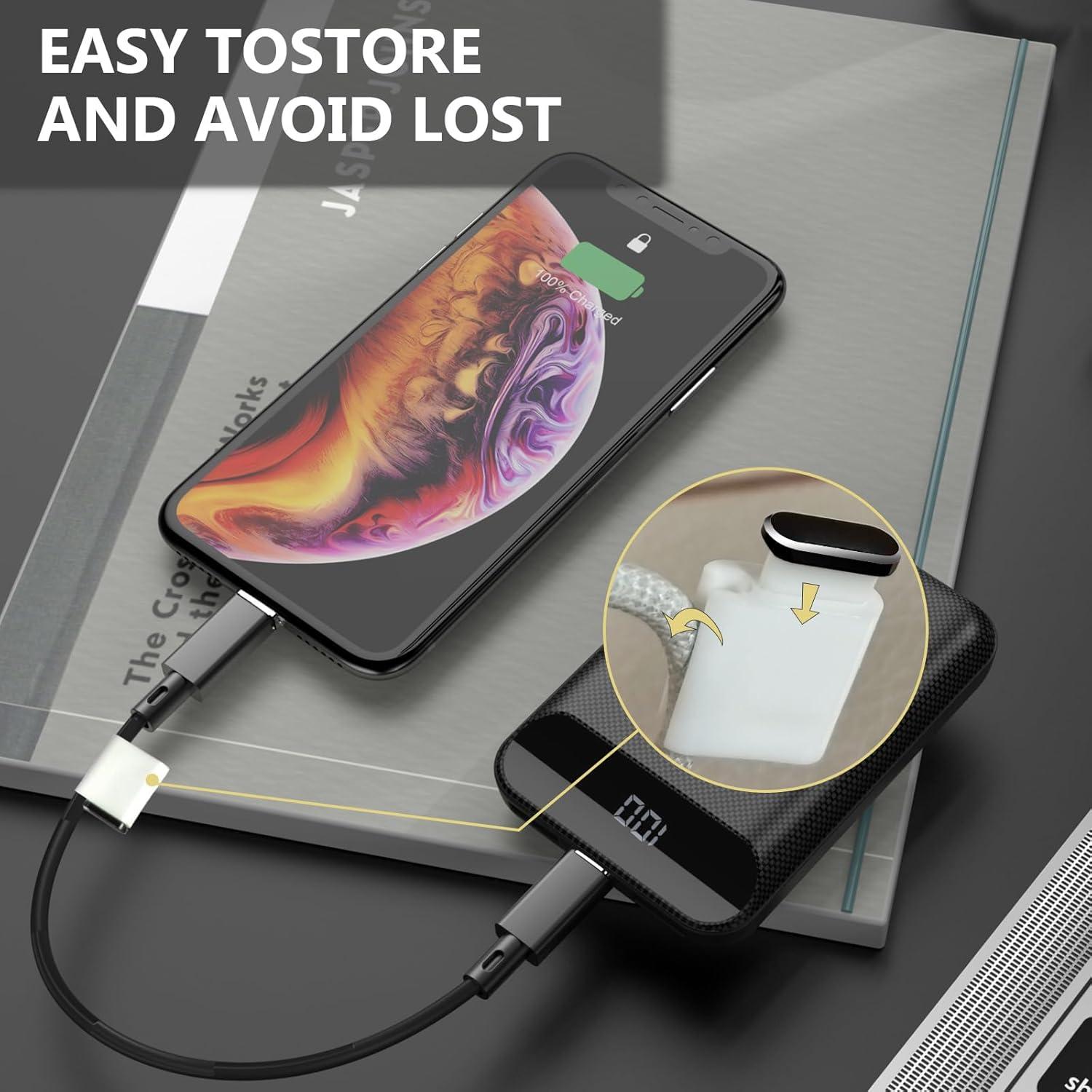 Tapones Anti Polvo USB-C ANIUVOT 5 Piezas con Cepillo de Limpieza