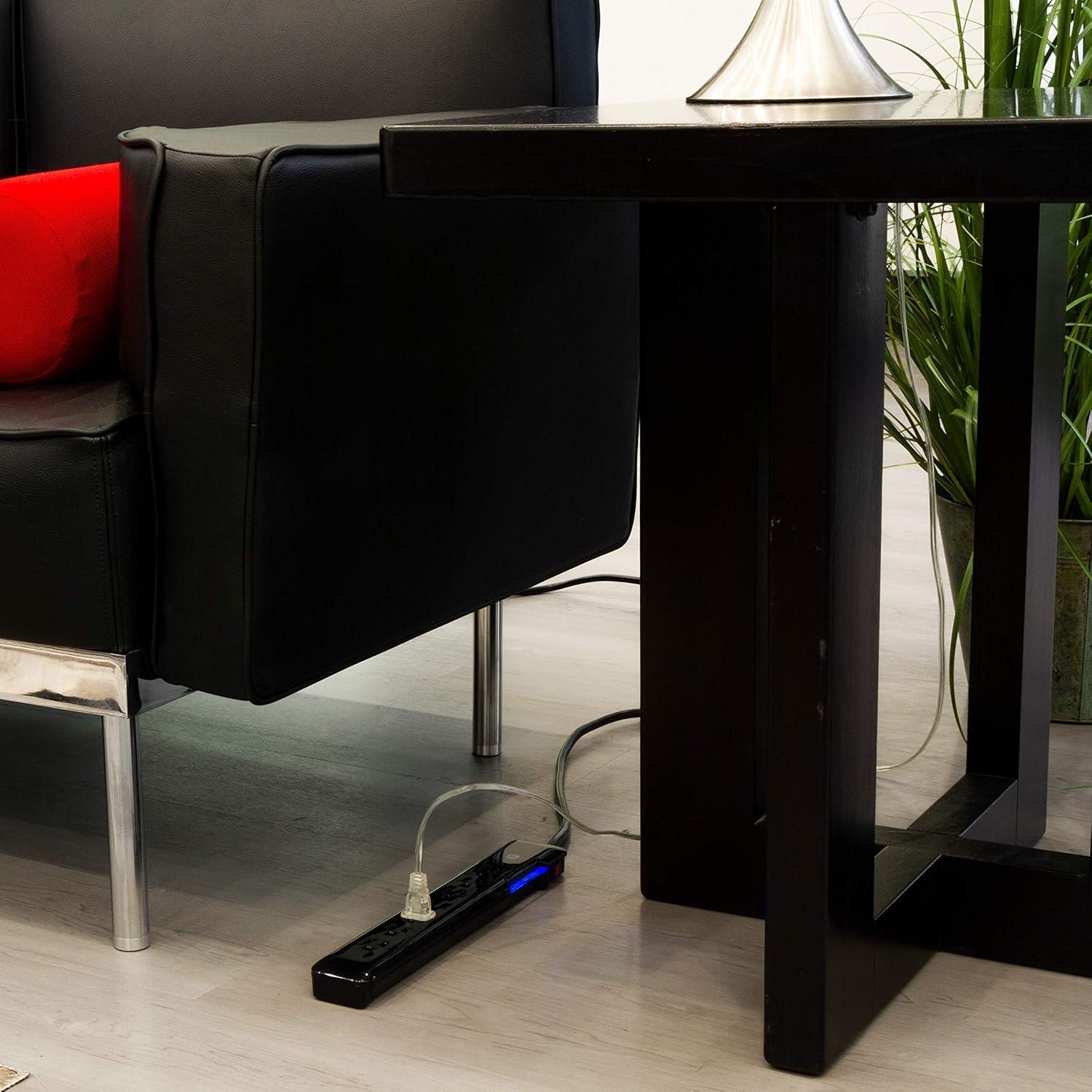 Protector contra Sobretensiones GE 7 Salidas 1080 Julios Negro