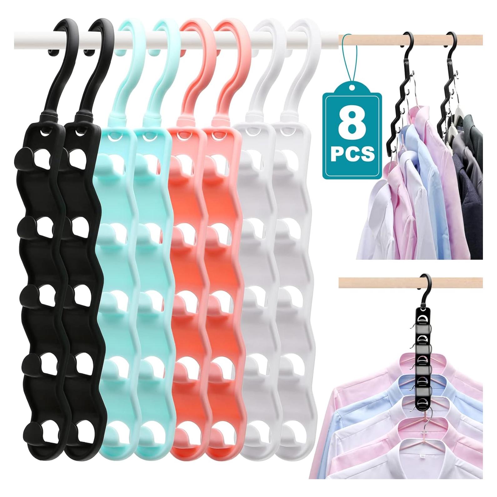 Organizadores de Closet JIAYIISHU 8 Piezas Ahorra Espacio