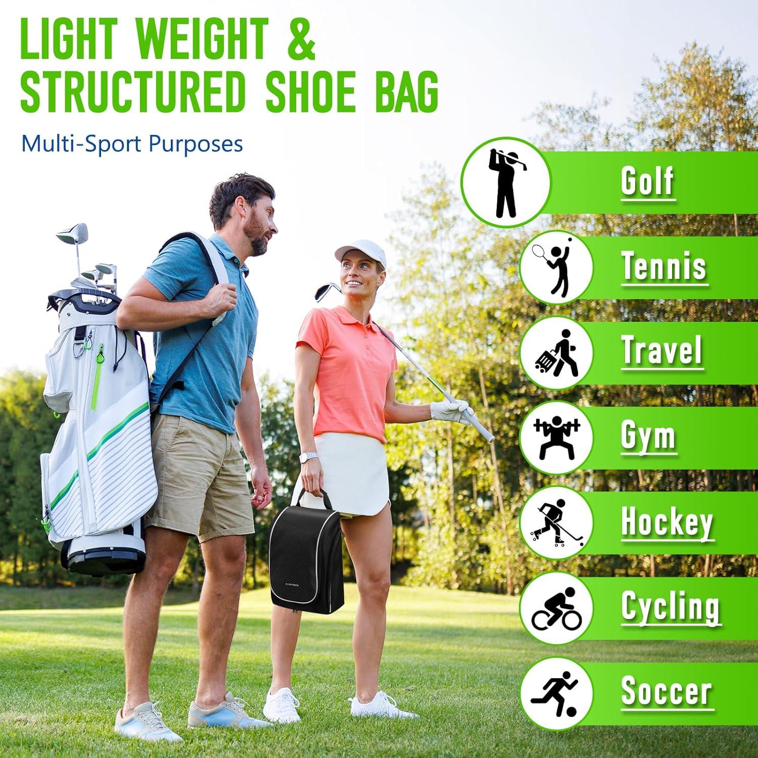 Bolsa para Zapatos de Golf Hombres - Impermeable y Ventilada