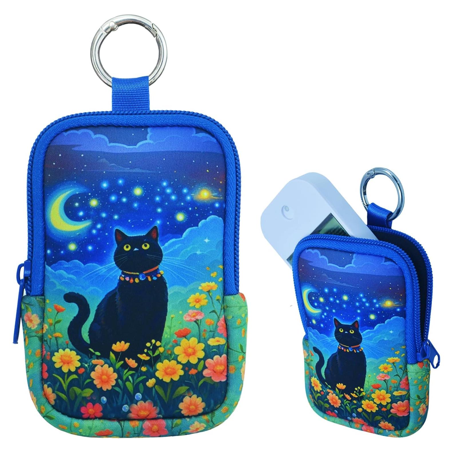 Bolsa Organizadora de Cremas Desinfectantes Neopreno Gato Negro