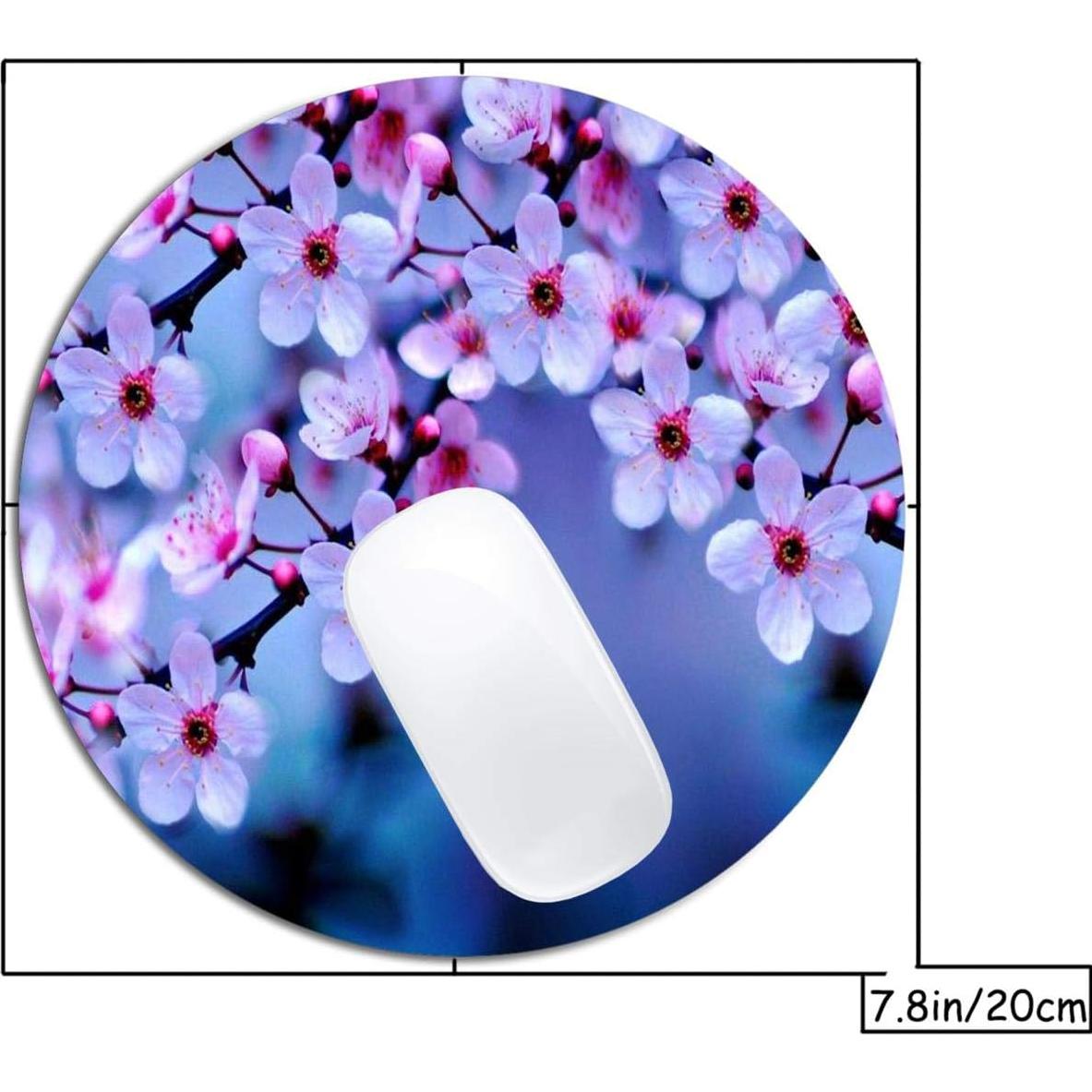Alfombrilla de Ratón Redonda XDMY Flores Hermosas 200mm
