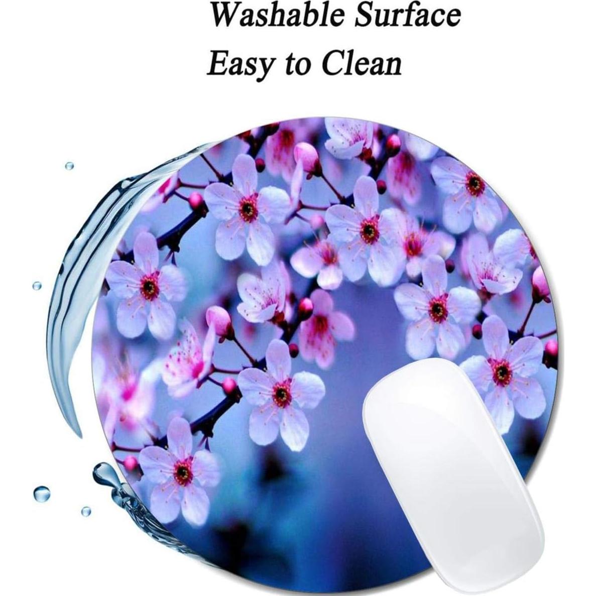Alfombrilla de Ratón Redonda XDMY Flores Hermosas 200mm