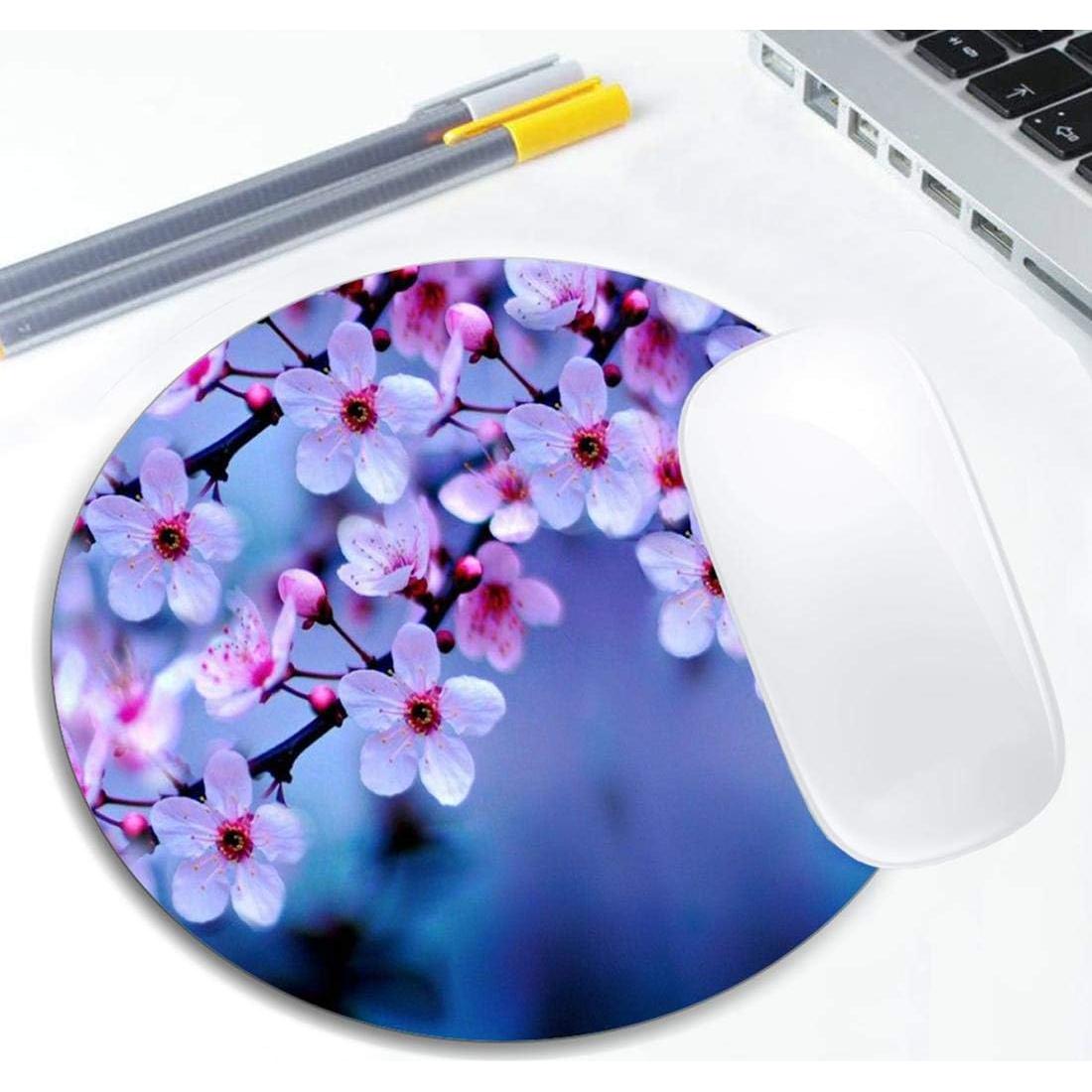Alfombrilla de Ratón Redonda XDMY Flores Hermosas 200mm