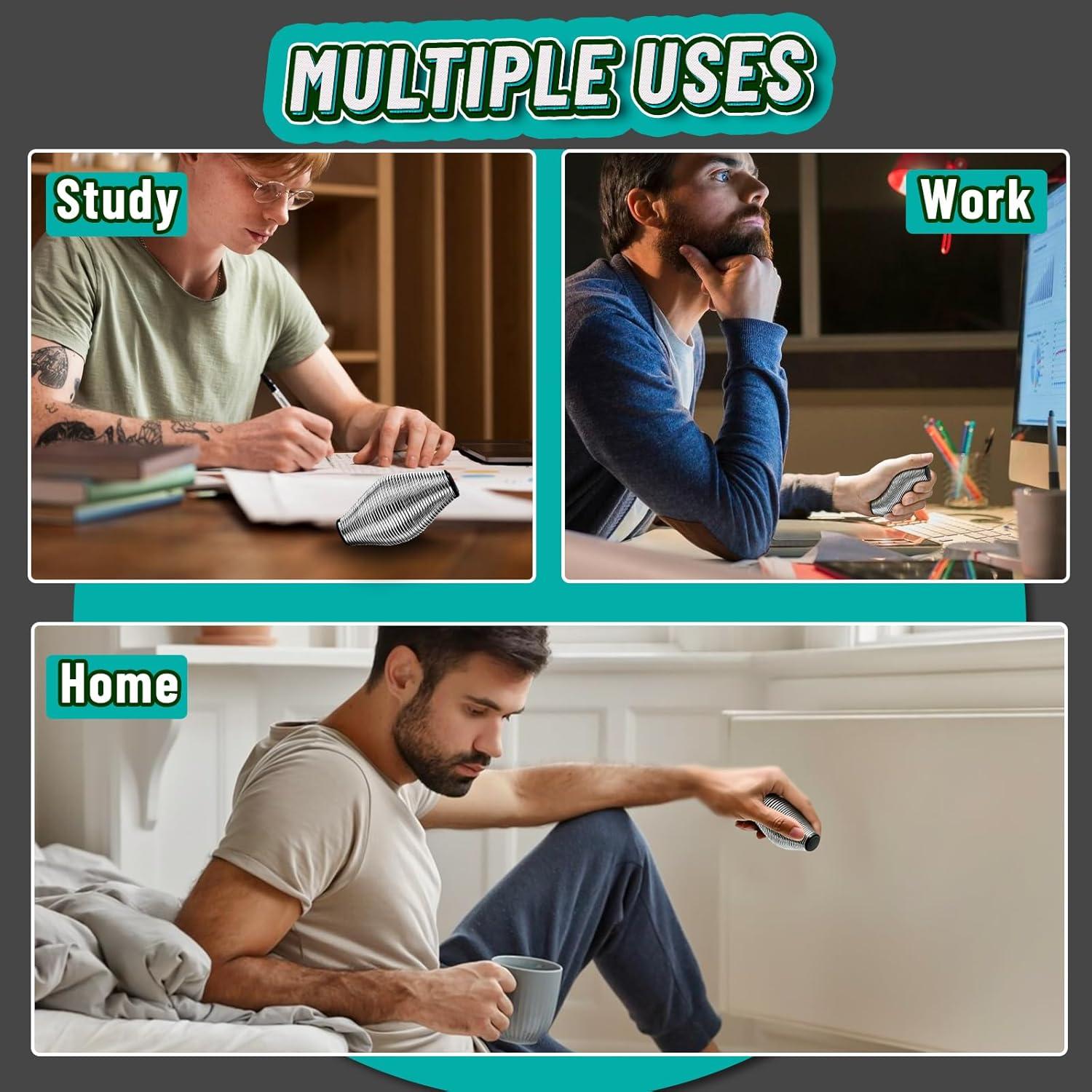 Juguete de Alivio de Estrés Metálico CHESLICR - Plata