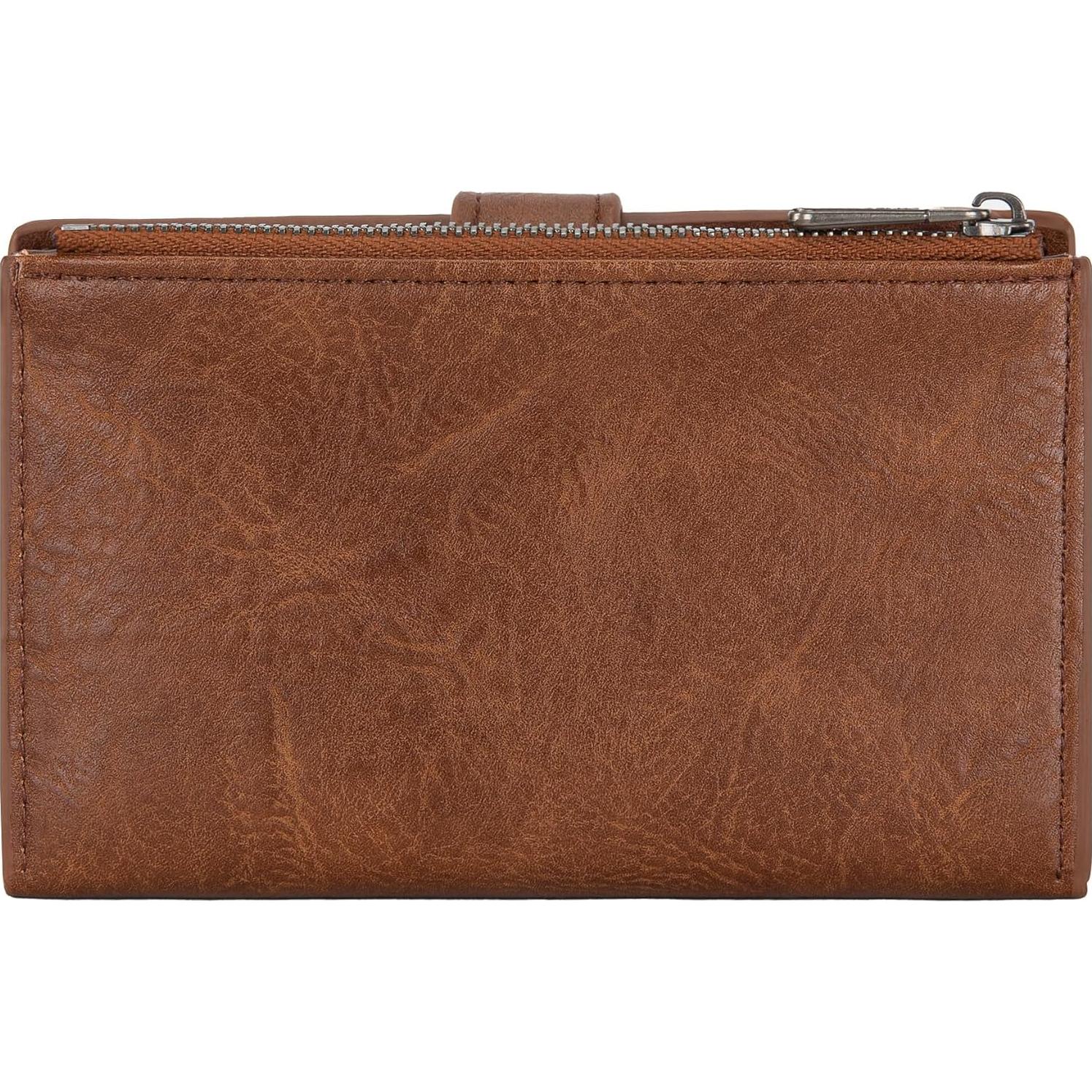 Billetera Bifold Slim Wrangler para Mujeres - Cuero Vegano