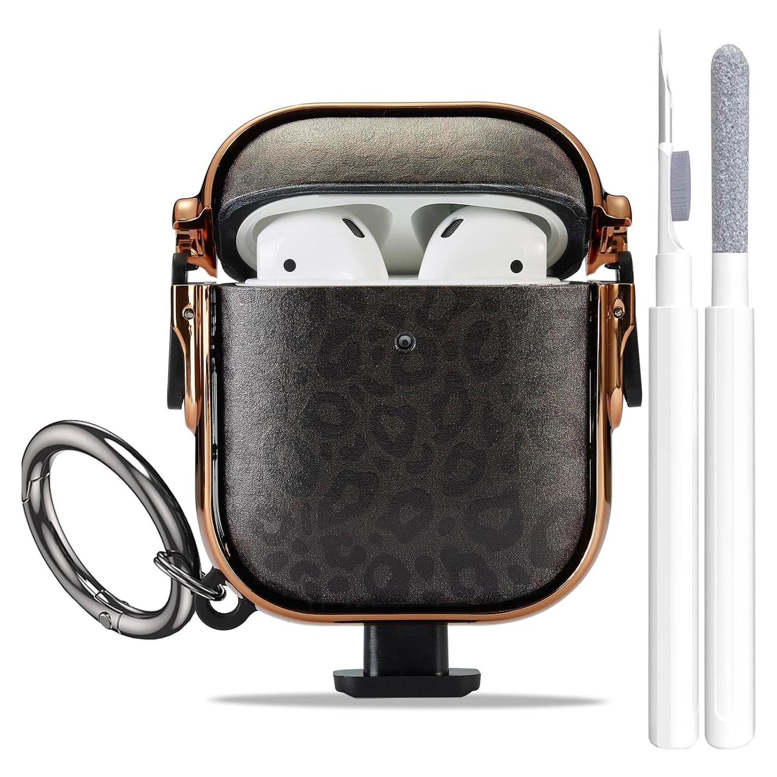 Funda Protectora OTOPO Leopardo para AirPods 2ª/1ª Gen