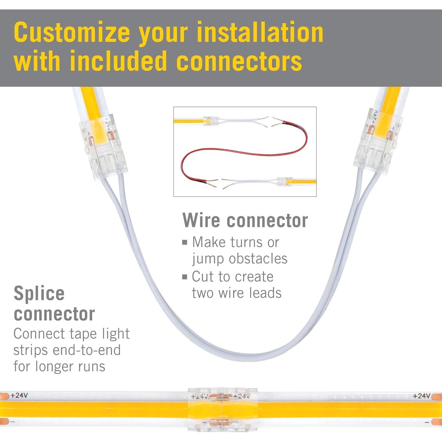Tira de luz LED COB Armacost 2.5m 5000K 1353 Lúmenes