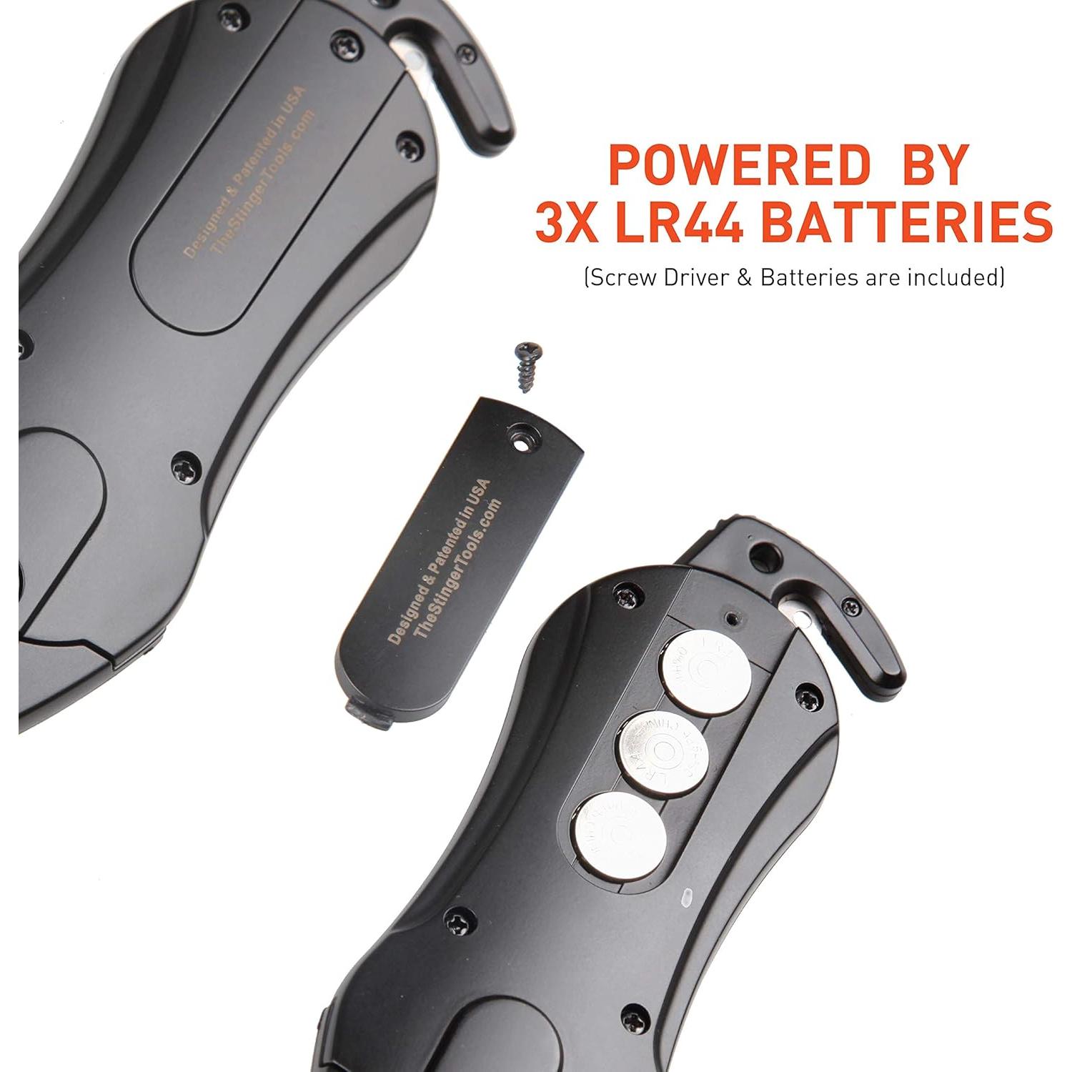 Alarma Personal Stinger Llavero 140dB con Cortador y Rompedor