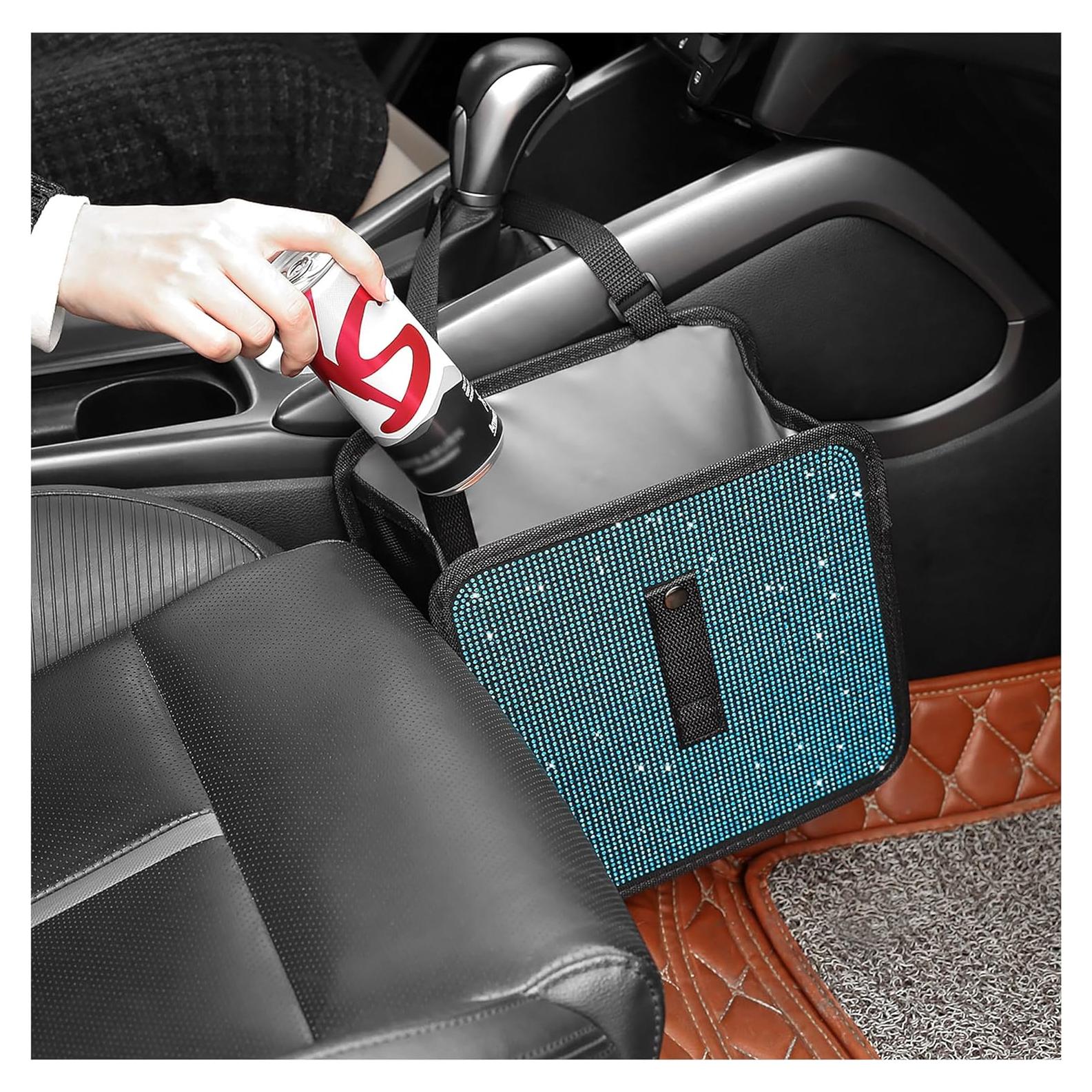 Cubos de Basura Plegables Wedfish para Autos - Azul Brillante