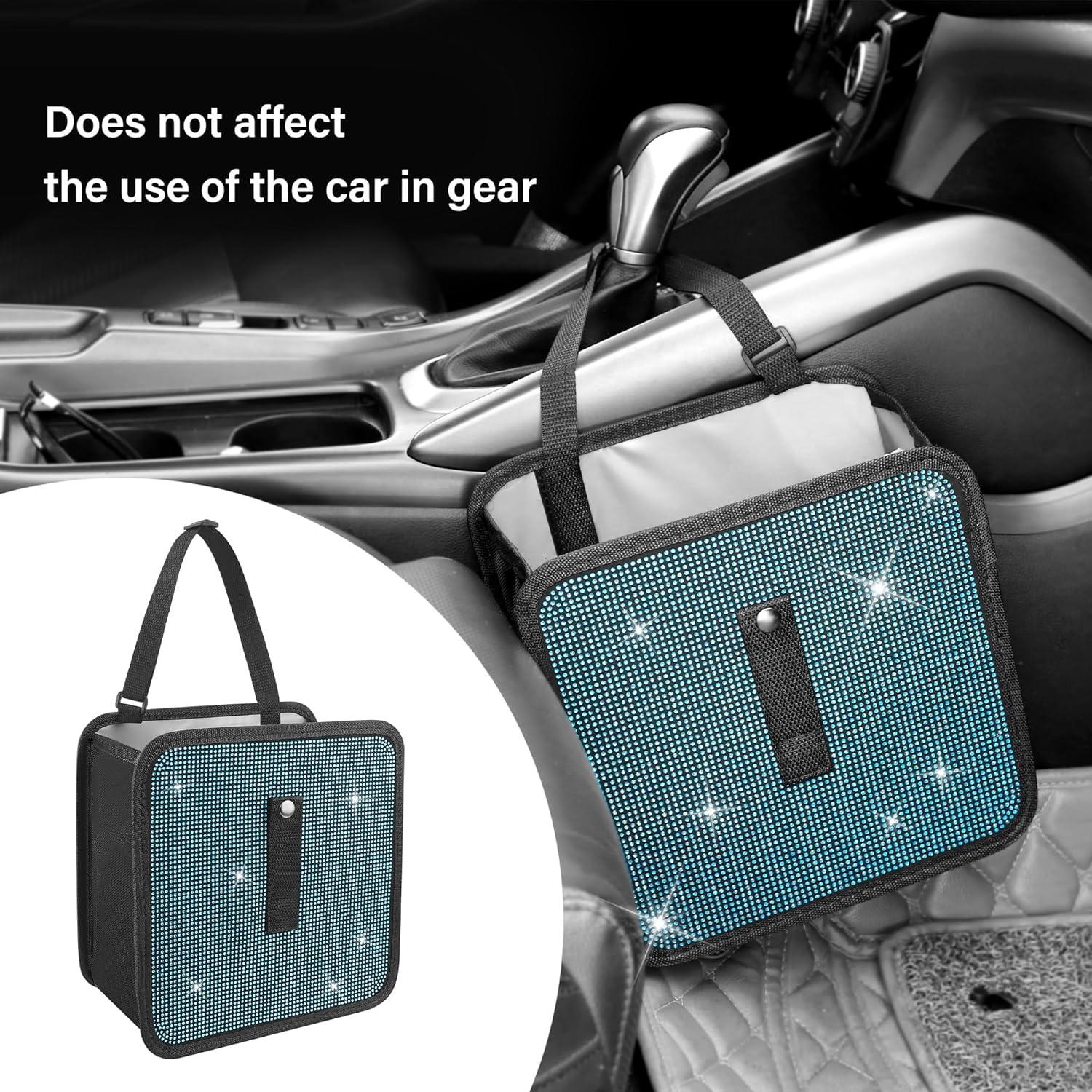 Cubos de Basura Plegables Wedfish para Autos - Azul Brillante