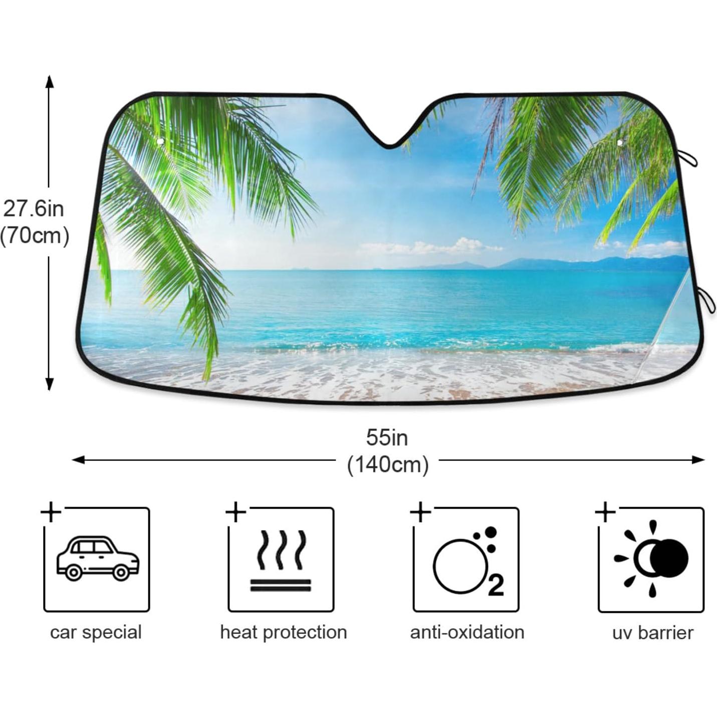 Sombra de Parabrisas Plegable Senya 139.7x70.1cm Bloquea UV