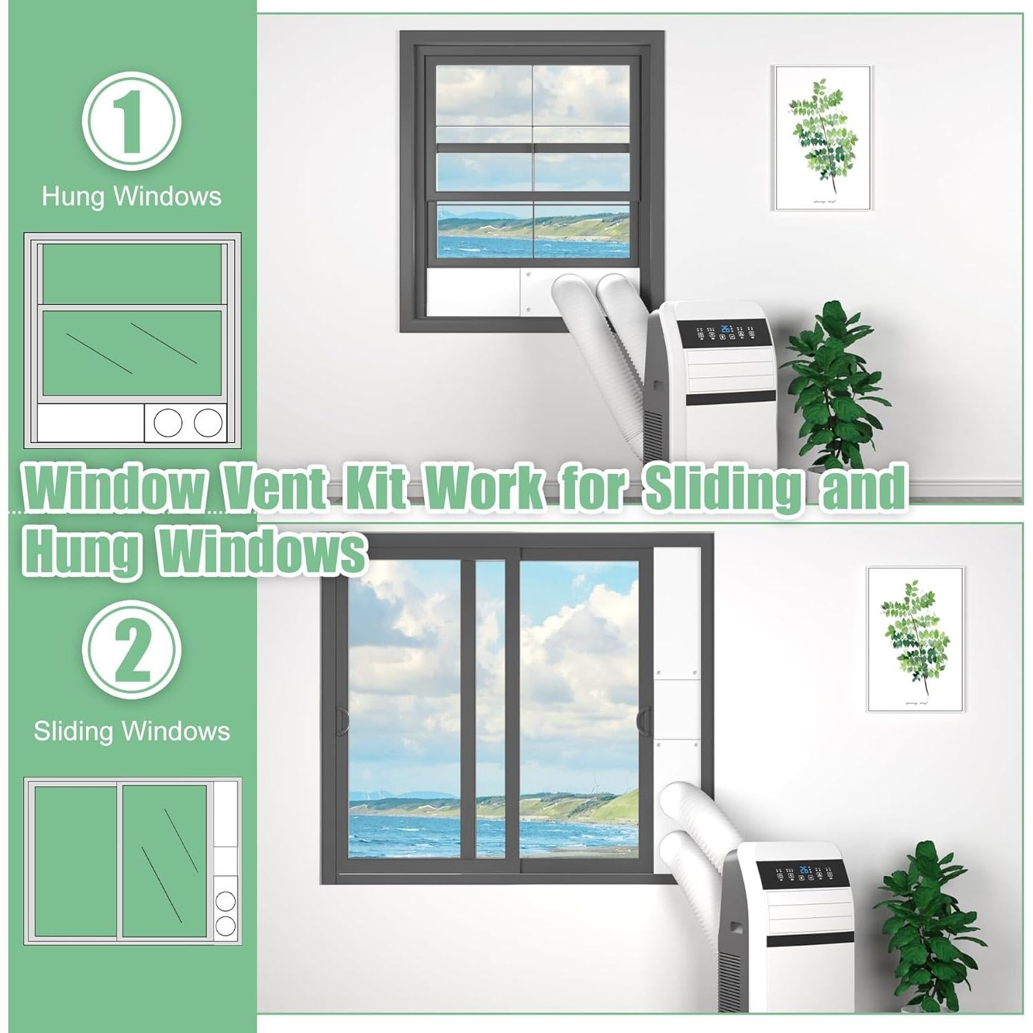 Kit de Sello para Ventana Aire Acondicionado Memrita 5 cm