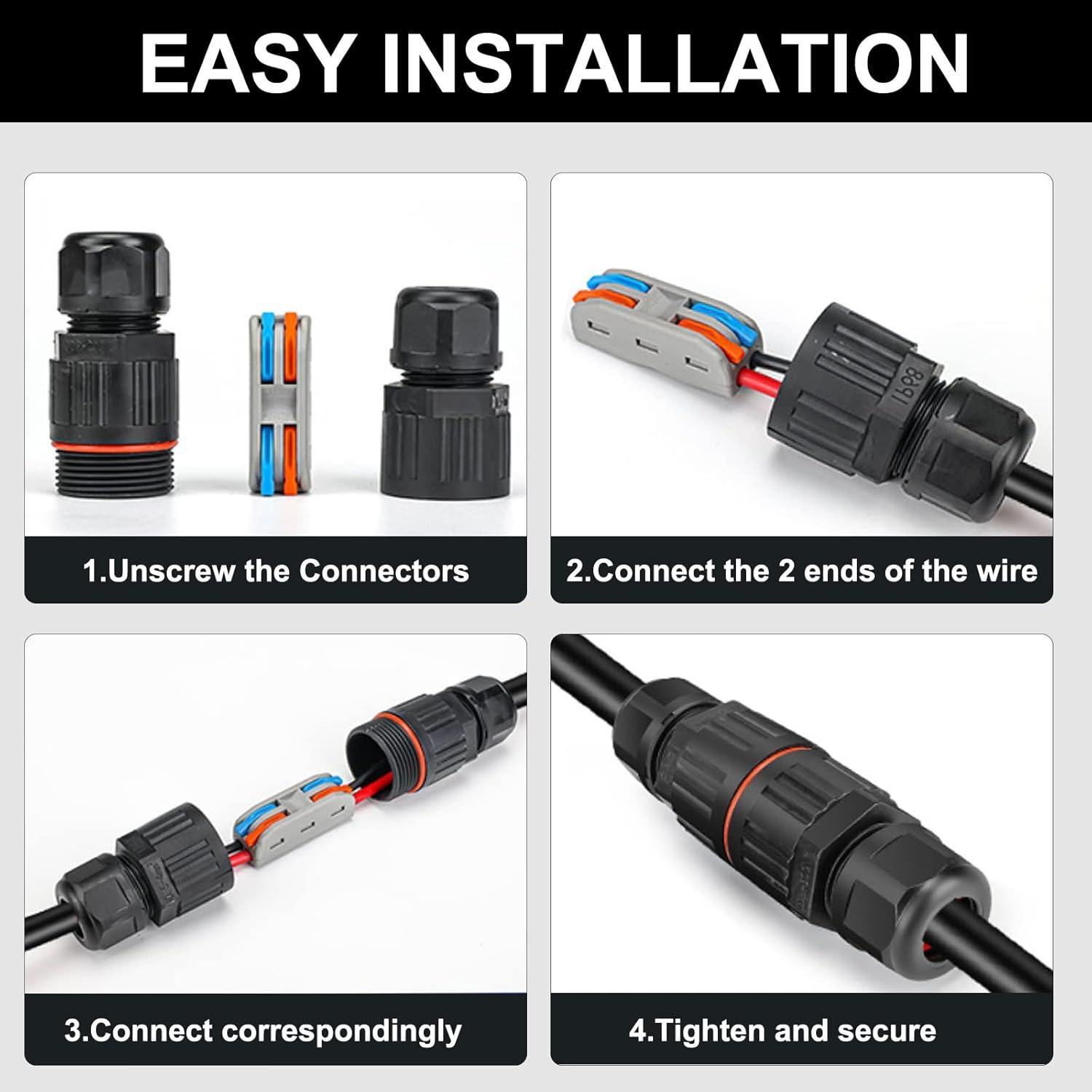Conectores de Cable Impermeables Rierdge NPT 1-1/2" 2 Piezas