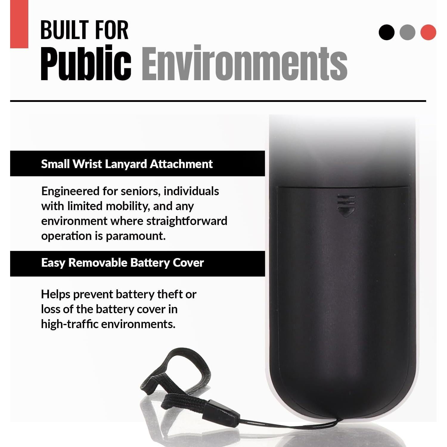 Control Remoto Universal Anderic RR1004 con Teclas Grandes - Blanco