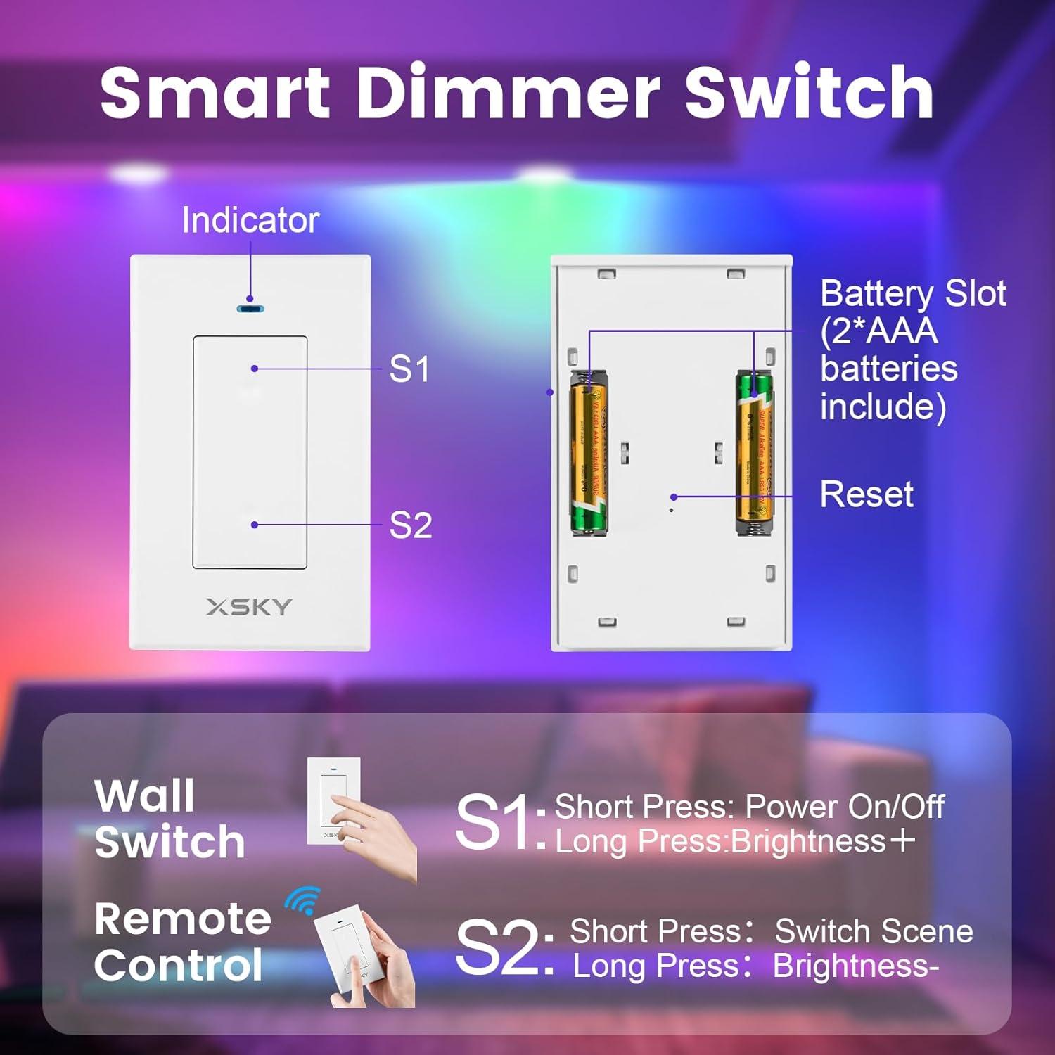 Xsky Luz Empotrada Inteligente 4" 12 Paquete Zigbee 10W
