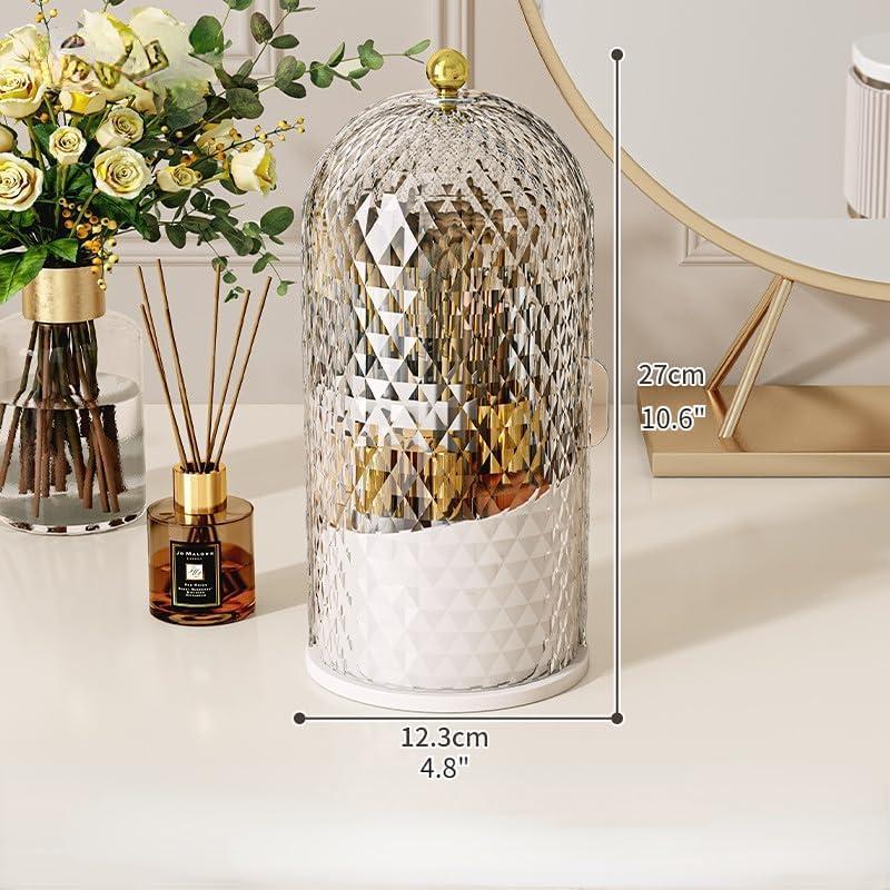 Organizador de Brochas de Maquillaje Siehpa3 Blanco 360°