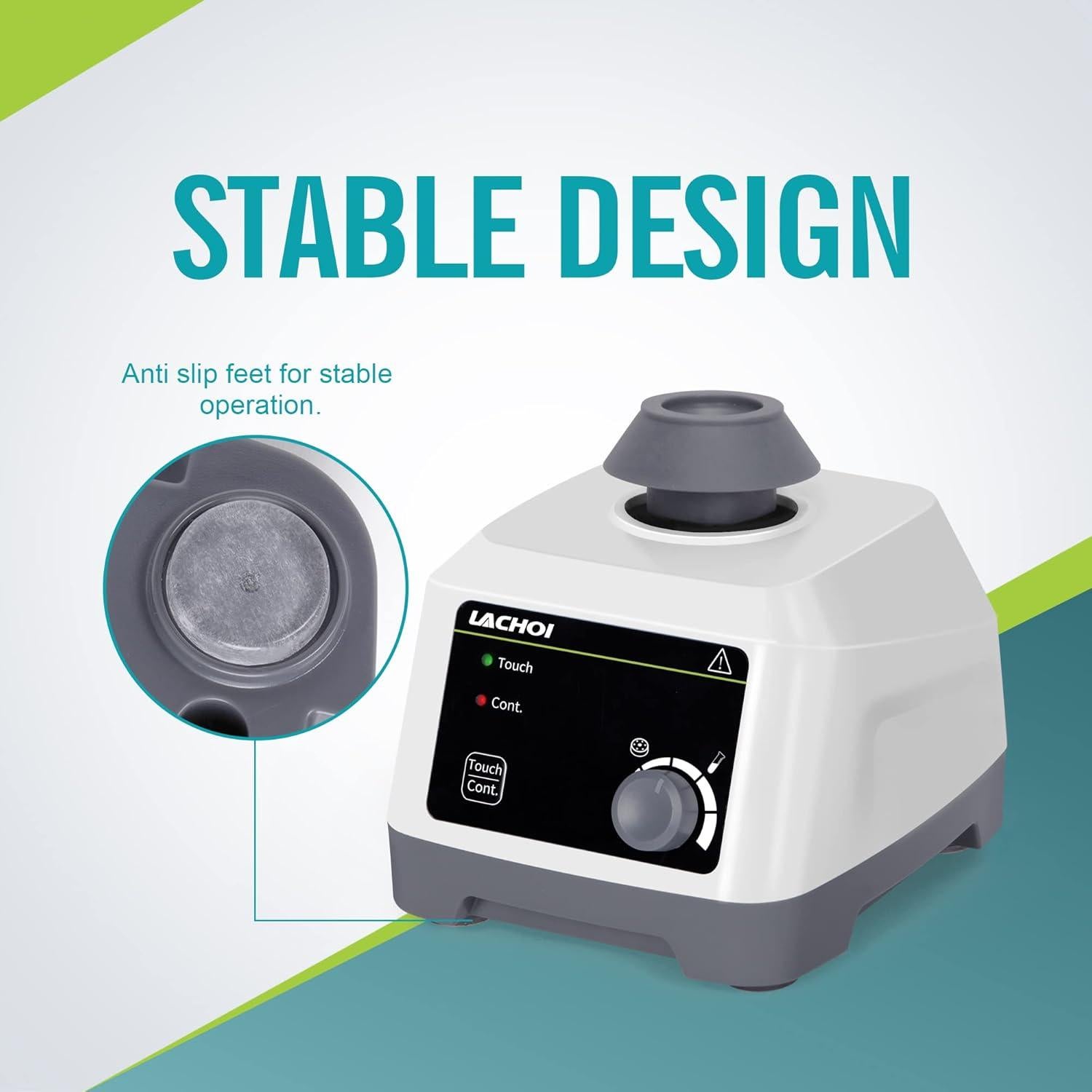 Mezclador Vortex LACHOI AB-7001 200-3000rpm 4.5mm Silicona