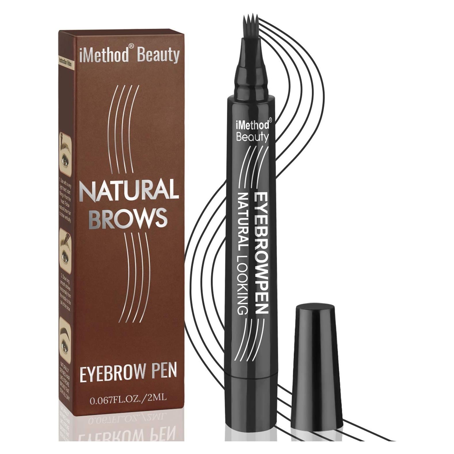 Lápiz de Cejas iMethod - Tatuaje Impermeable 3ML Negro