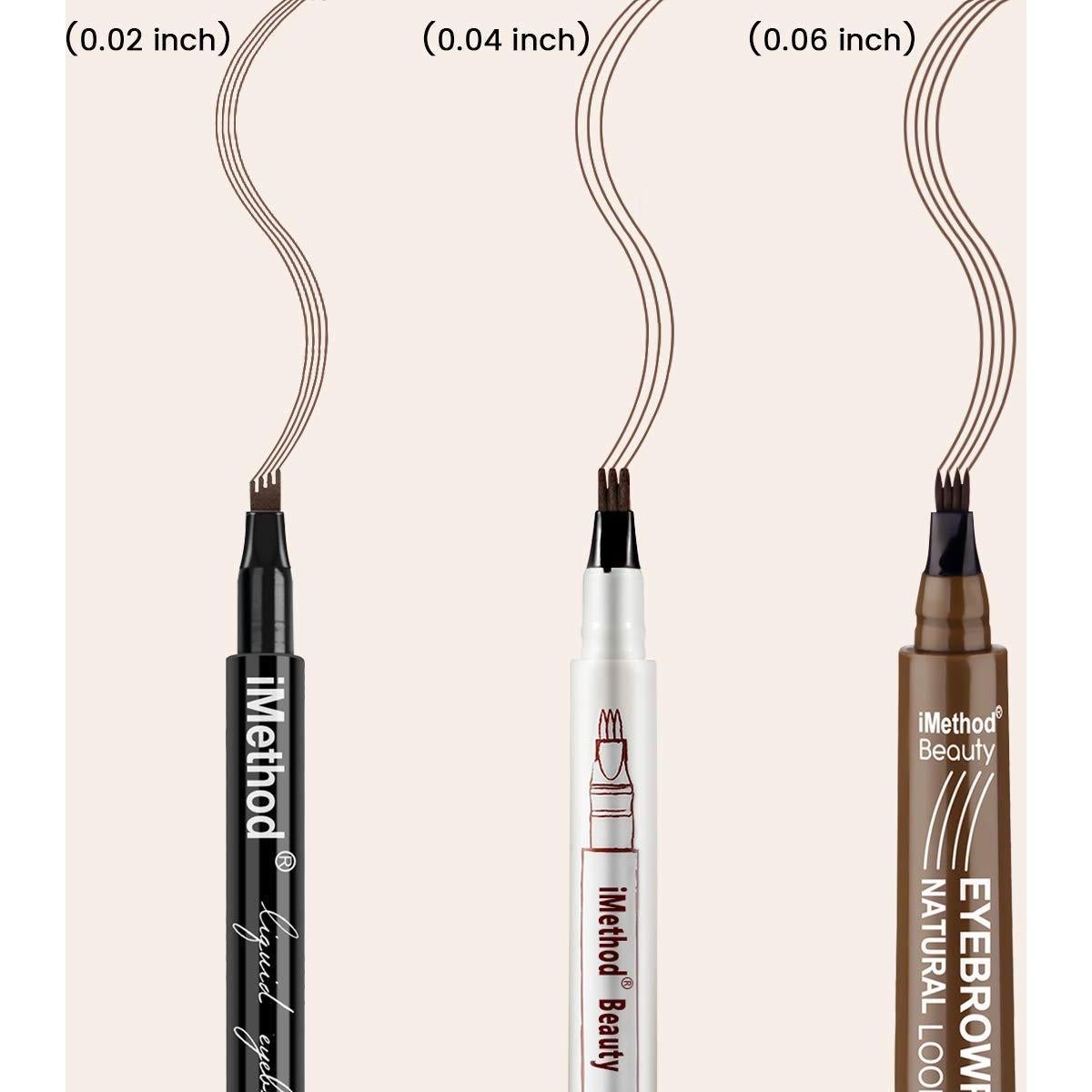 Lápiz de Cejas iMethod - Tatuaje Impermeable 3ML Negro