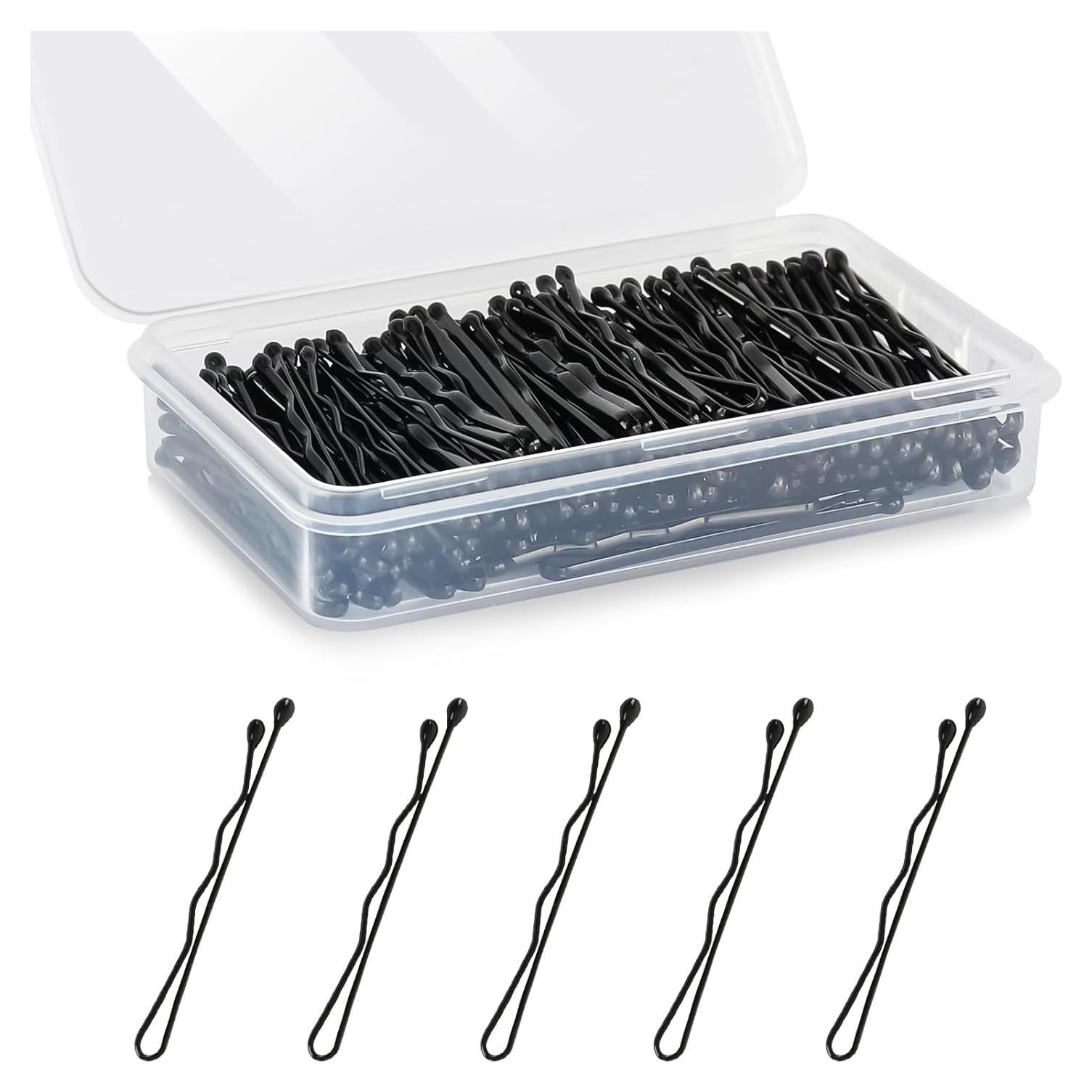 Mini Horquillas Negras DySaLis, 150 Piezas 3.5 cm