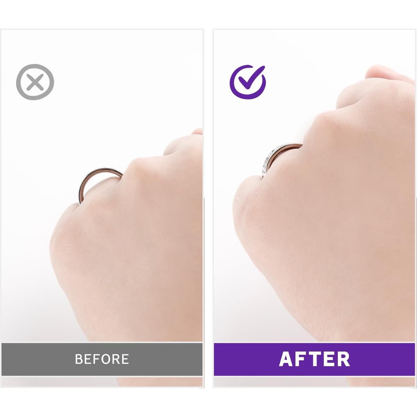 Ajustadores de Tamaño de Anillo ELETIUO - 26 Piezas, 15 Tamaños