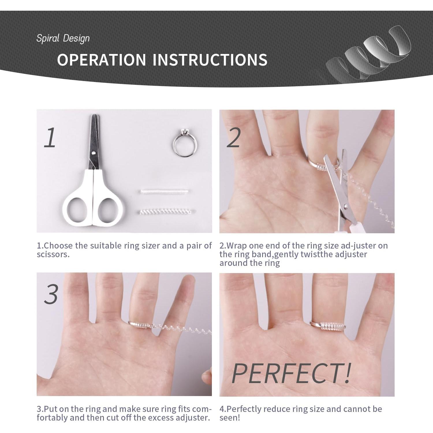 Ajustadores de Tamaño de Anillo ELETIUO - 26 Piezas, 15 Tamaños