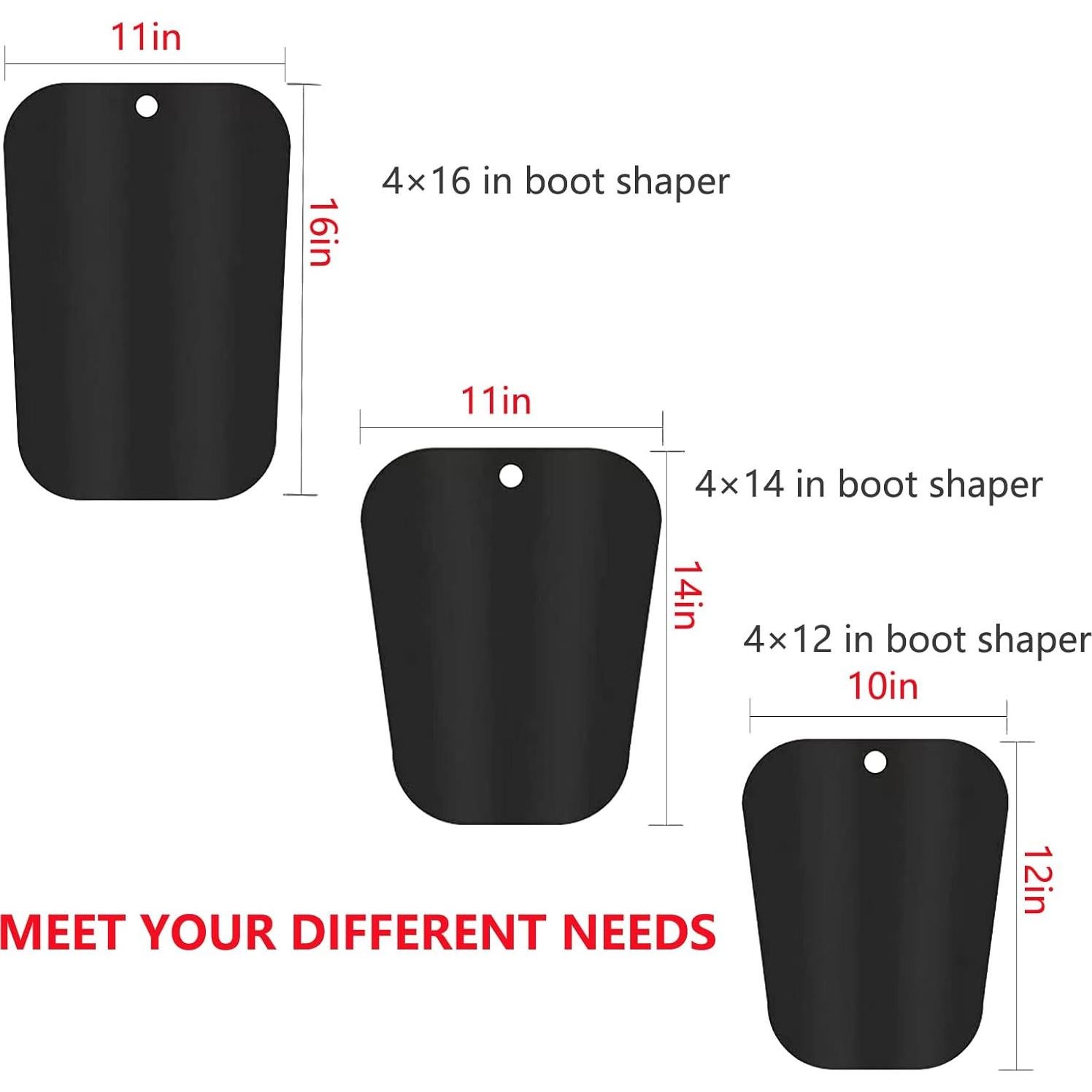 Formadores de Eje para Botas EUQINU - 12 Piezas Ajustables 30-40 cm