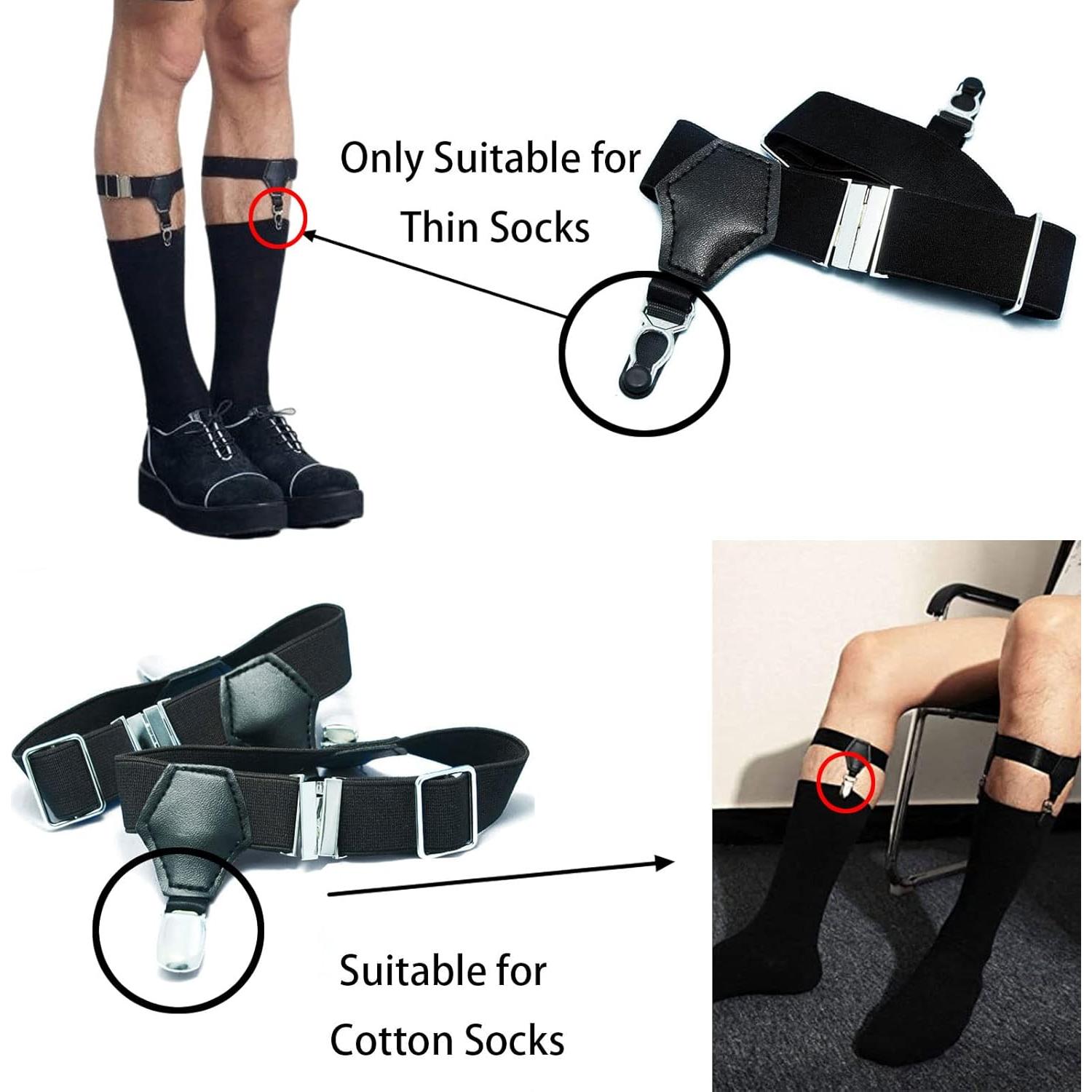 Soporte para Calcetines Ajustable Verdancy - 2 Piezas Negro