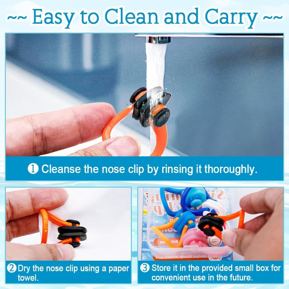 Clip de Nariz Impermeable STSAIL - 10 Piezas para Natación