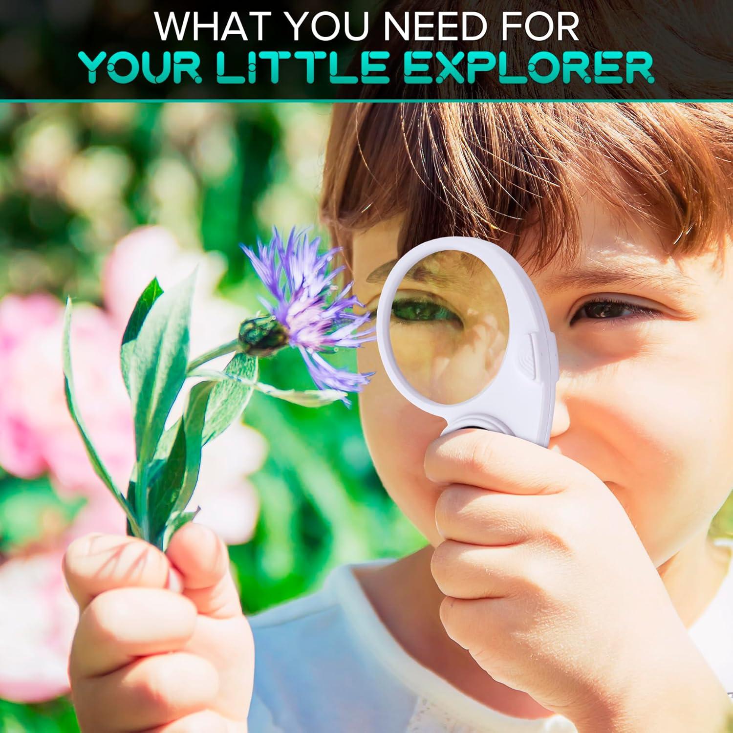 Lupa de Cabeza Plegable KETAR con Luz 5x - Compacta y Práctica