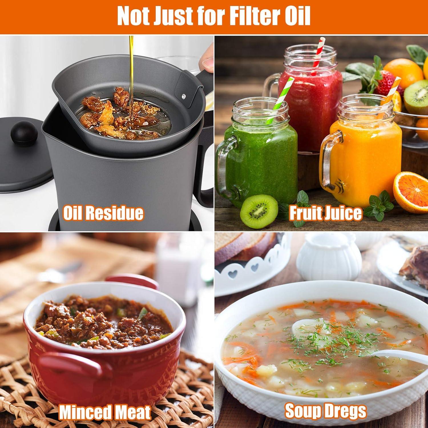 Contenedor de Grasa de Tocino MORDEN MS 1.7L Acero Inoxidable