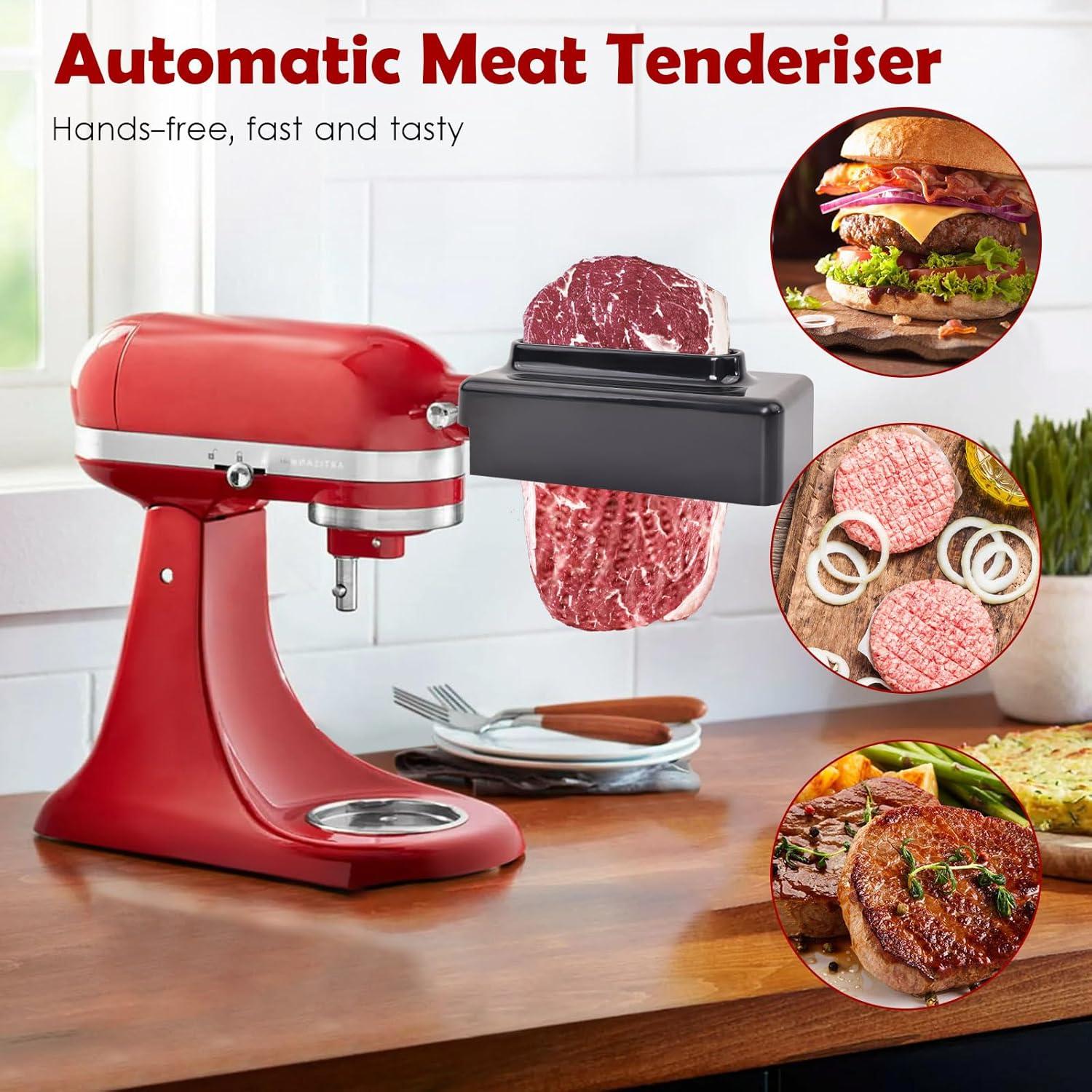 Ablandador de Carne Kitchenaid Accesorio Acero Inoxidable Negro