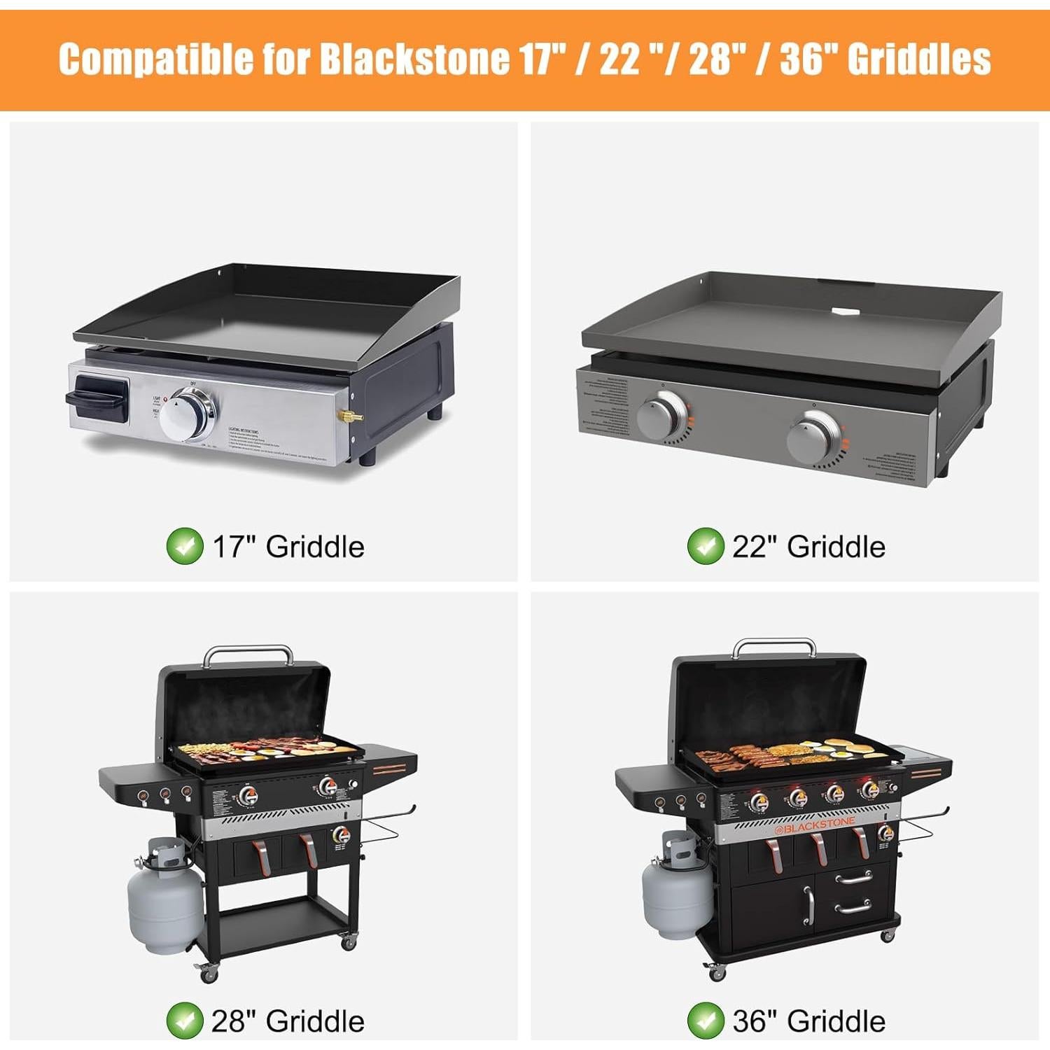 Recolector de Grasa Barbqtime para Plancha Blackstone 17-36"