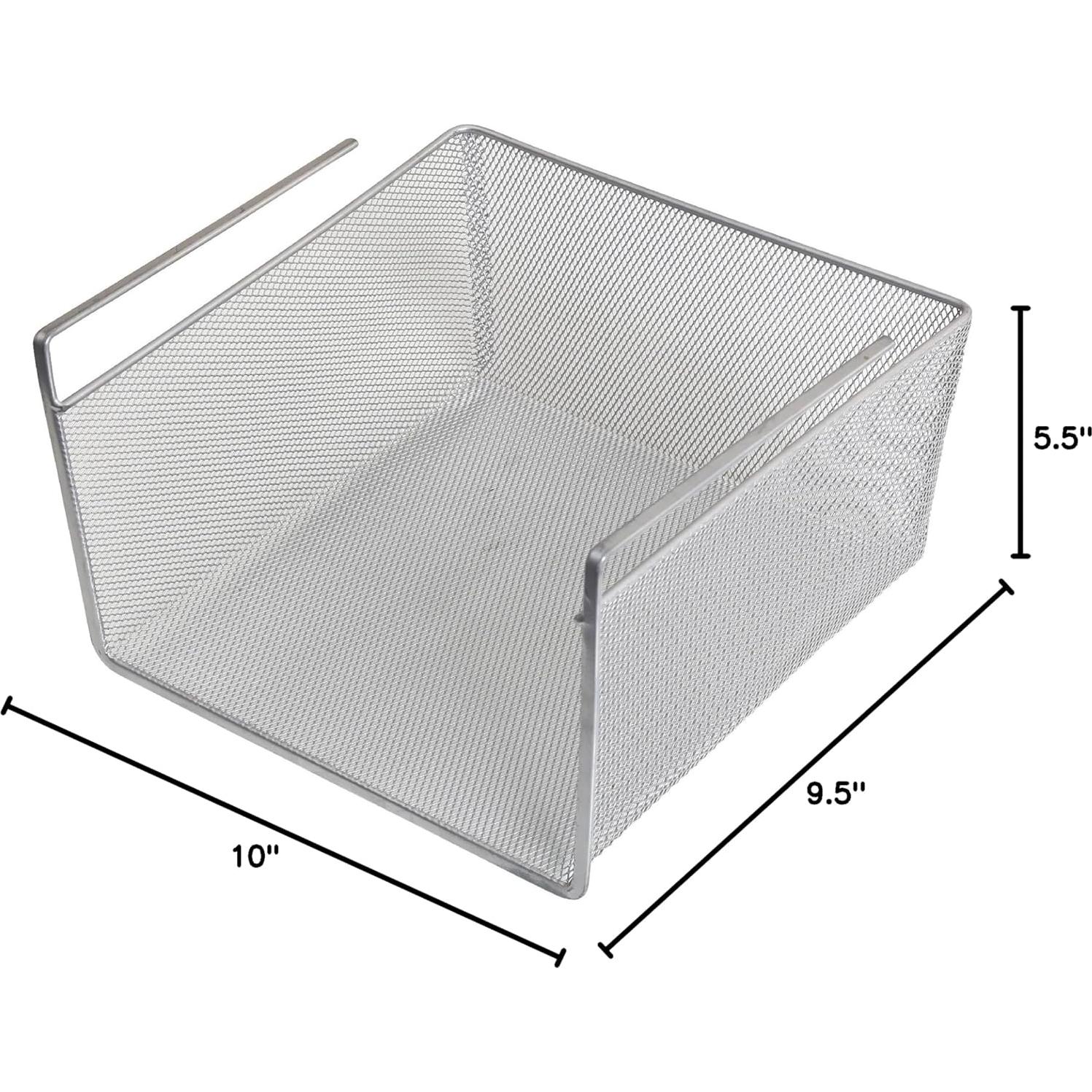 Canasta Bajo Estante YBM Home Acero Inoxidable 24x25x14 cm