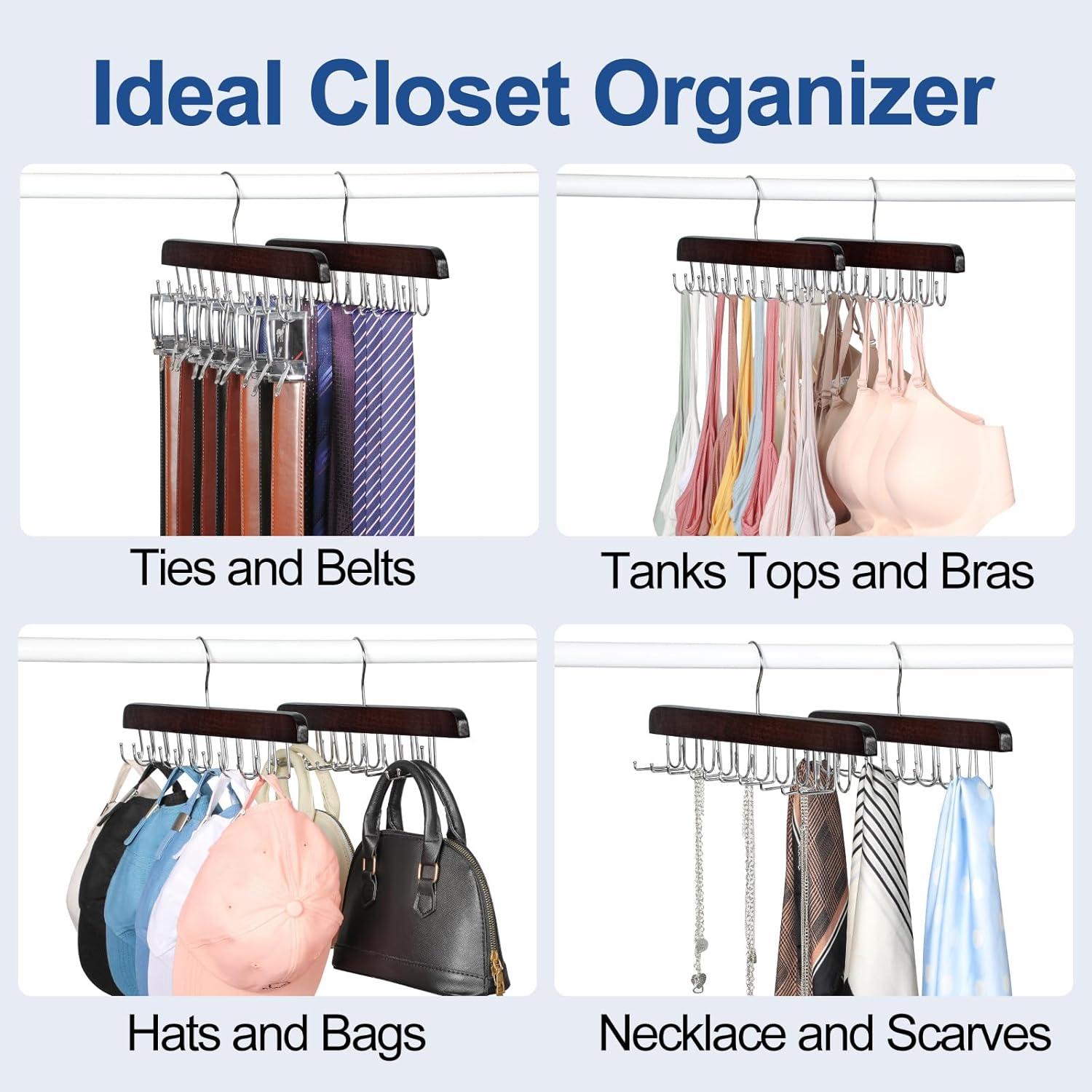 Colgador de Cinturones y Corbatas COLGADOR TOPIA CT69A 20 Ganchos