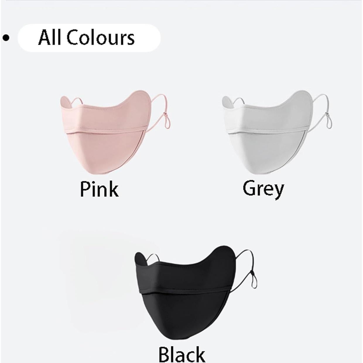 Máscara Facial de Protección Solar UPF 50+ HDKXBEJ para Mujeres