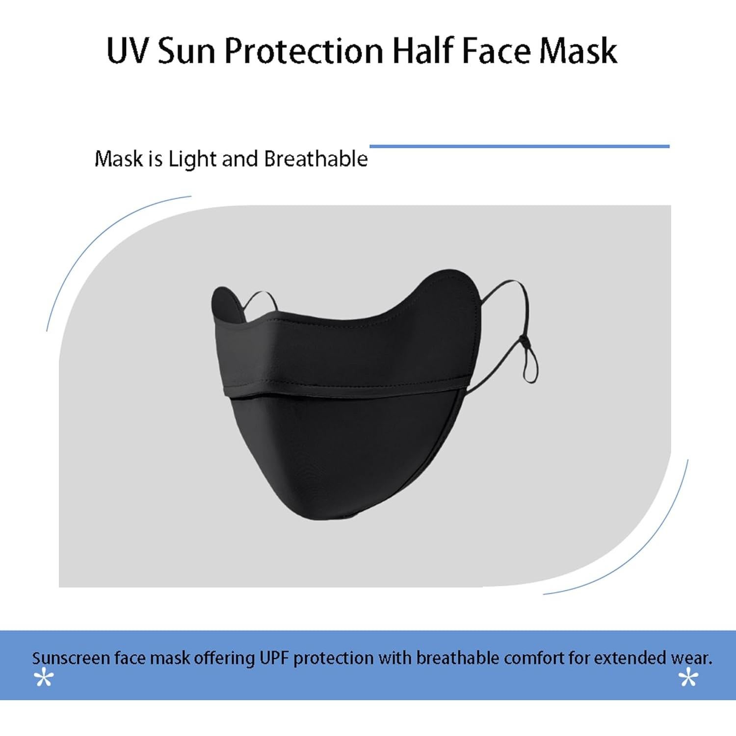Máscara Facial de Protección Solar UPF 50+ HDKXBEJ para Mujeres