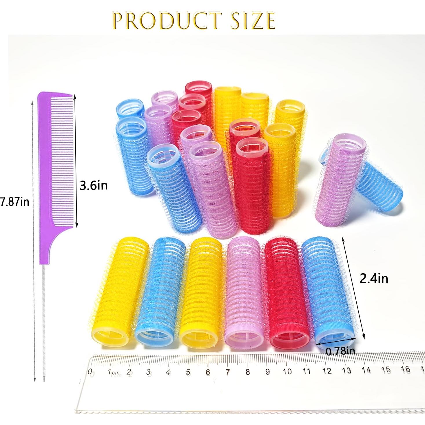 Rulos Pequeños ZMD 36PCS Autoagarre Sin Calor 2.0 cm