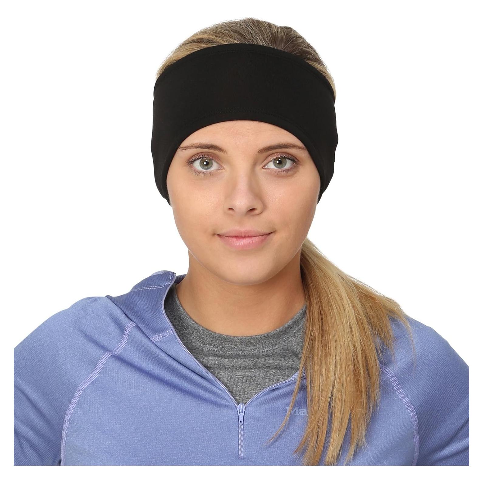 Banda para Cabello TrailHeads Power Ponytail - Mujer, Negro