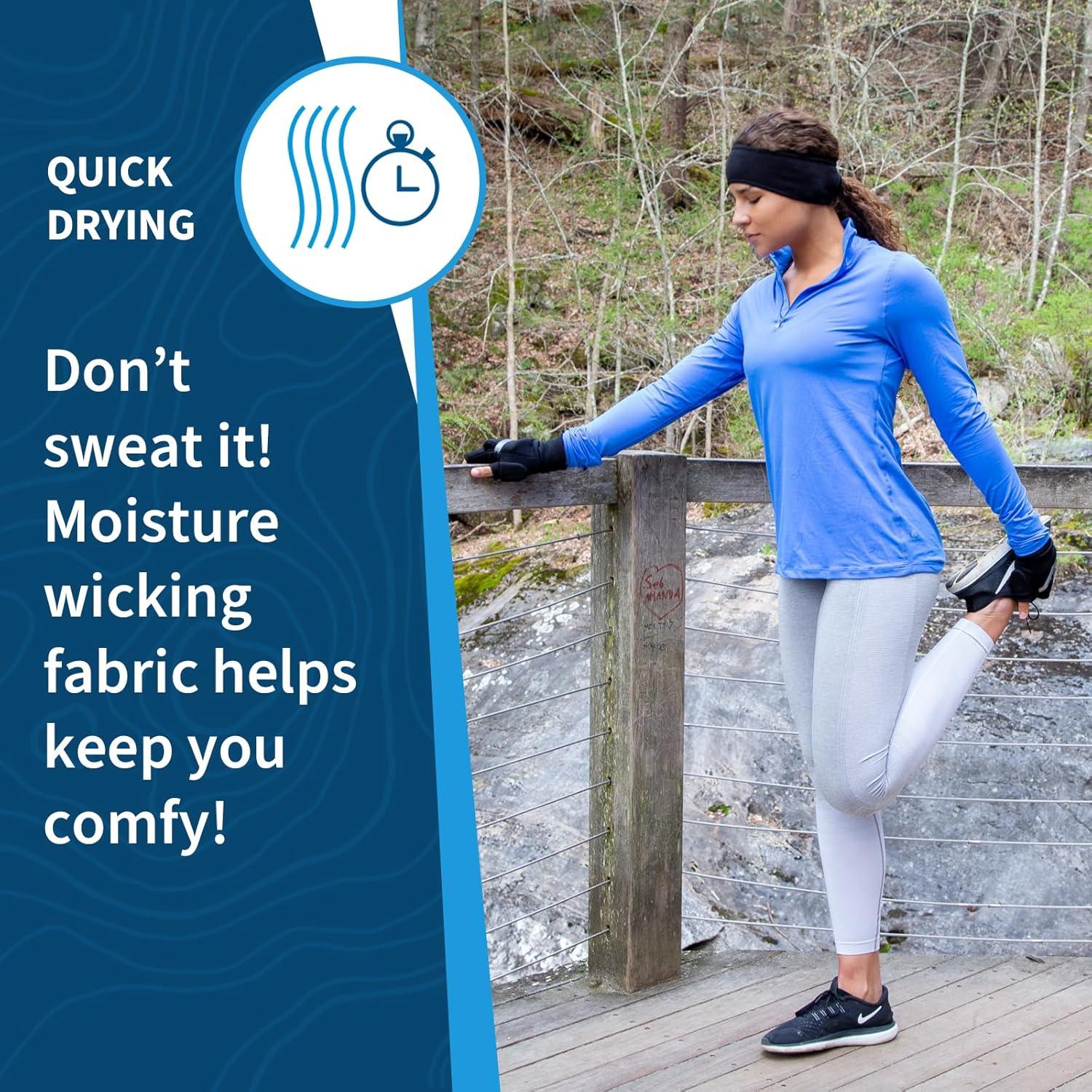 Banda para Cabello TrailHeads Power Ponytail - Mujer, Negro