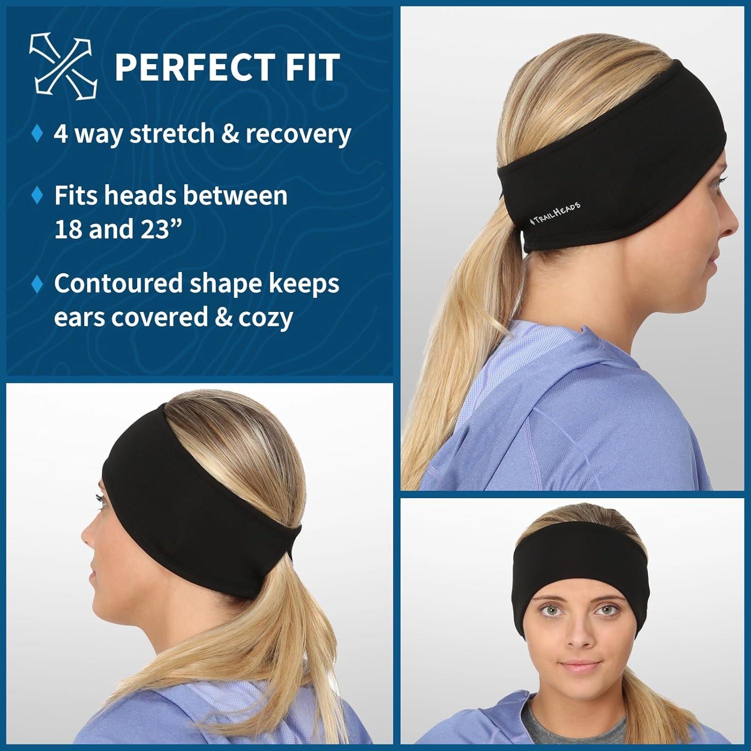 Banda para Cabello TrailHeads Power Ponytail - Mujer, Negro