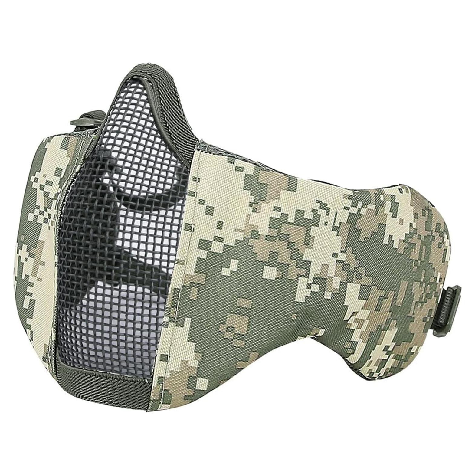 Máscara de Malla Airsoft AOUTACC ACU Plegable 42cm