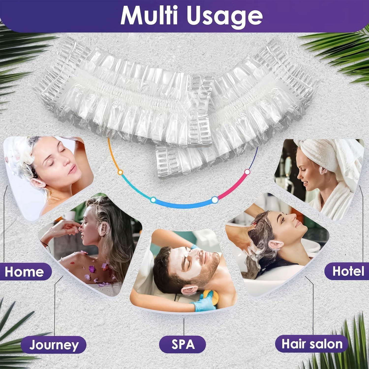 200 Fundas de Oído Desechables KETAR para Ducha Impermeables